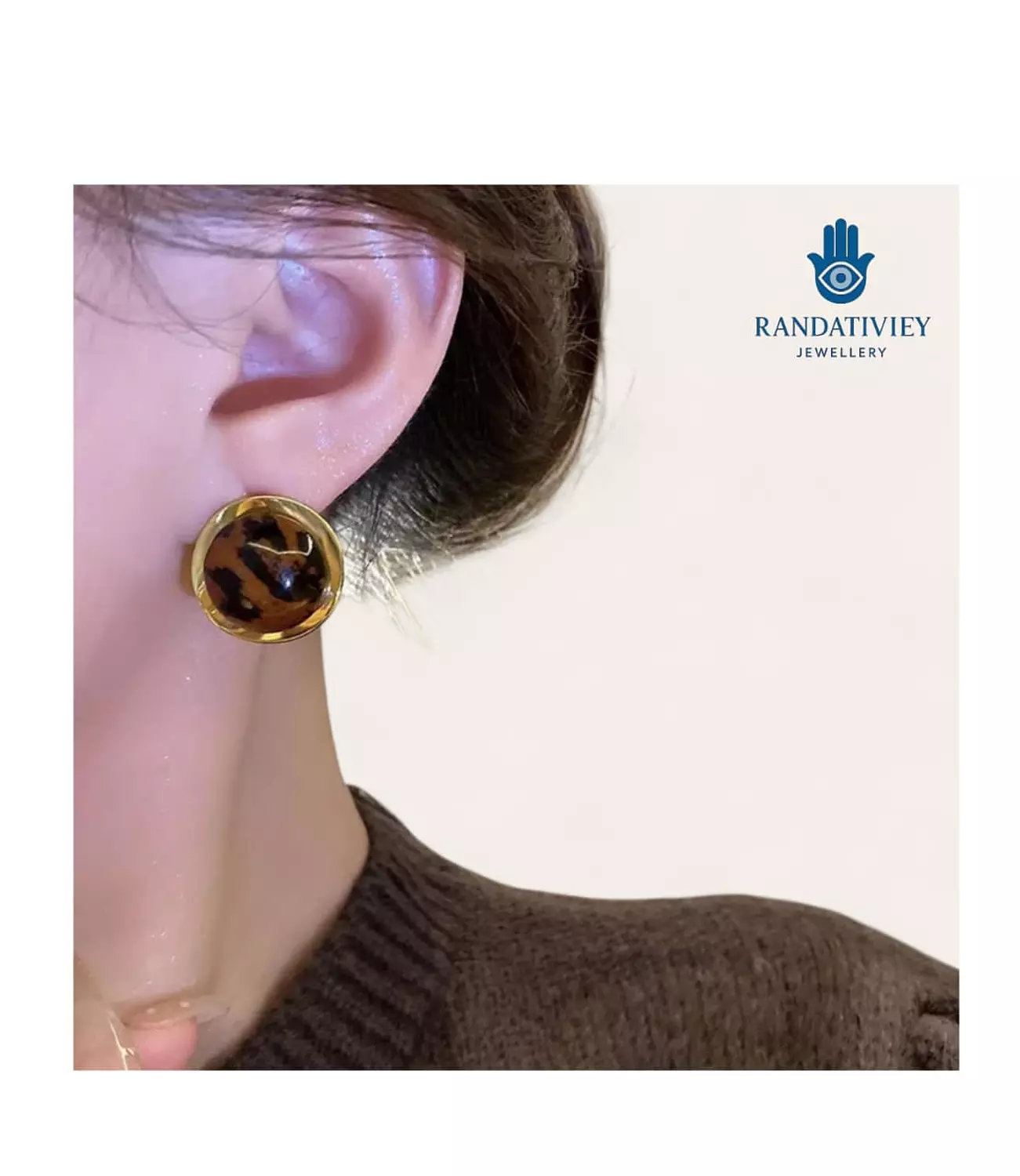 Tortoiseshell Statement Stud Earrings 🐾 2