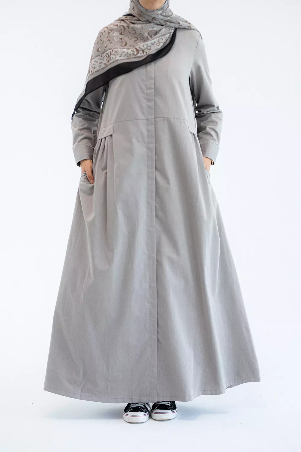 Gray Abaya Dress 1