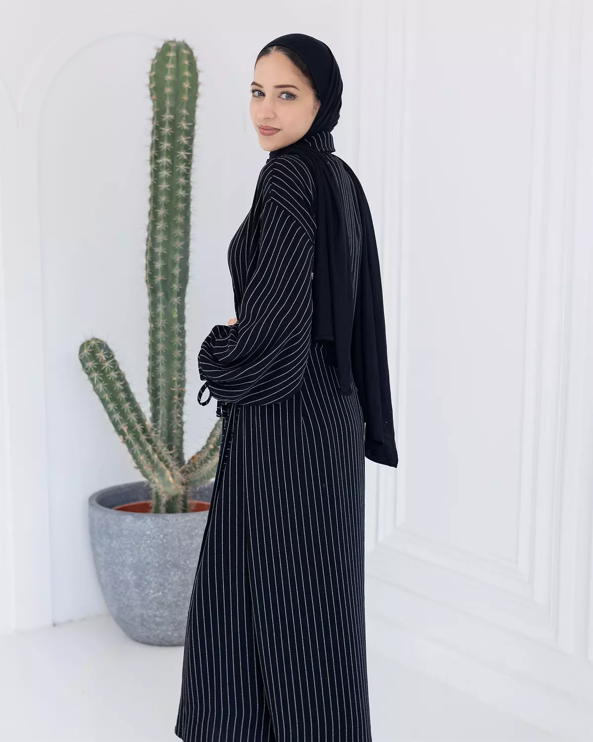 Striped Wrap Cardigan 5