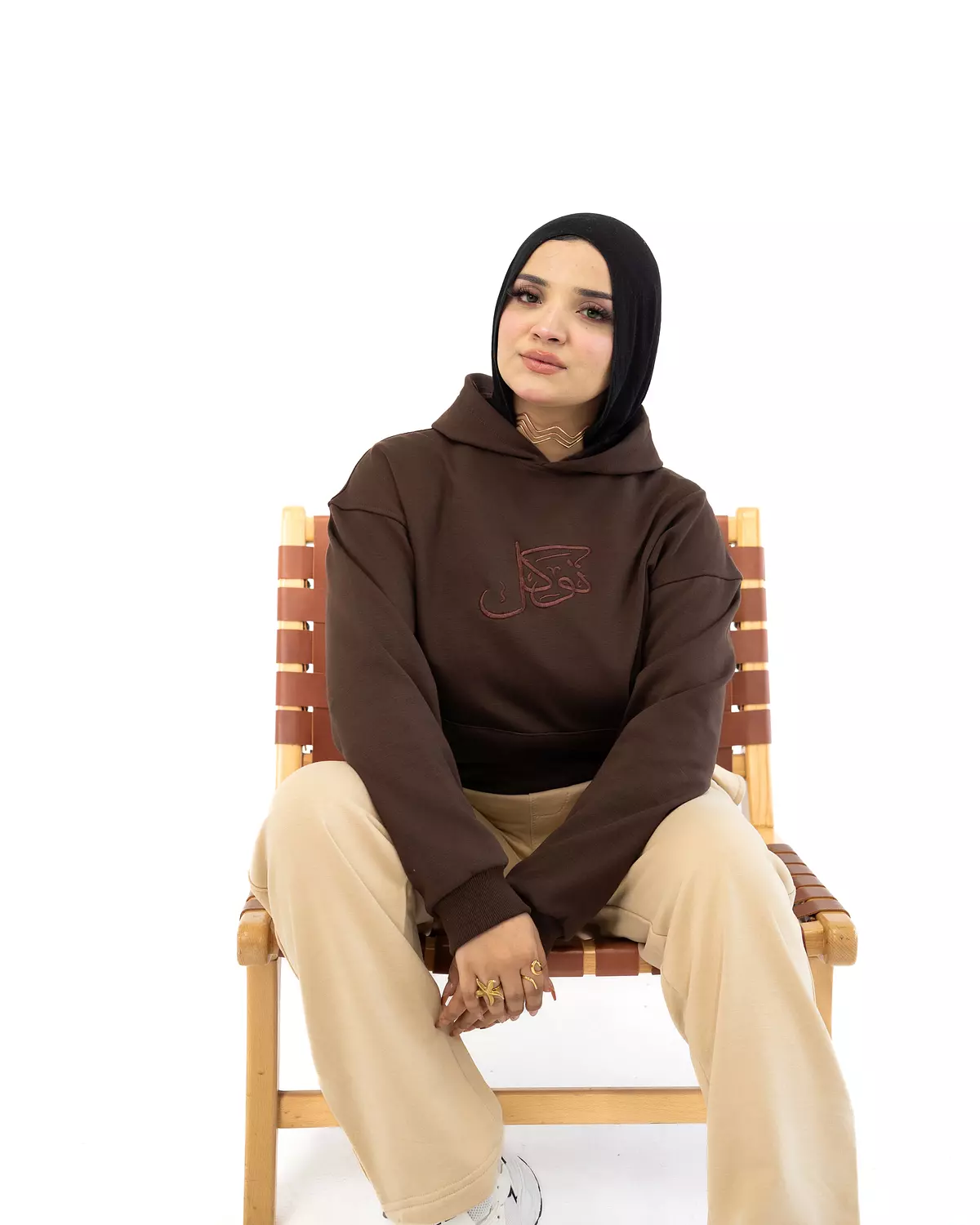 TAWAKKUL Hoodie _ Brown 6
