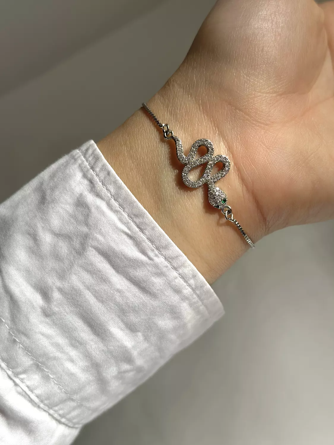 Silver Charms Adjustable Bracelets  2
