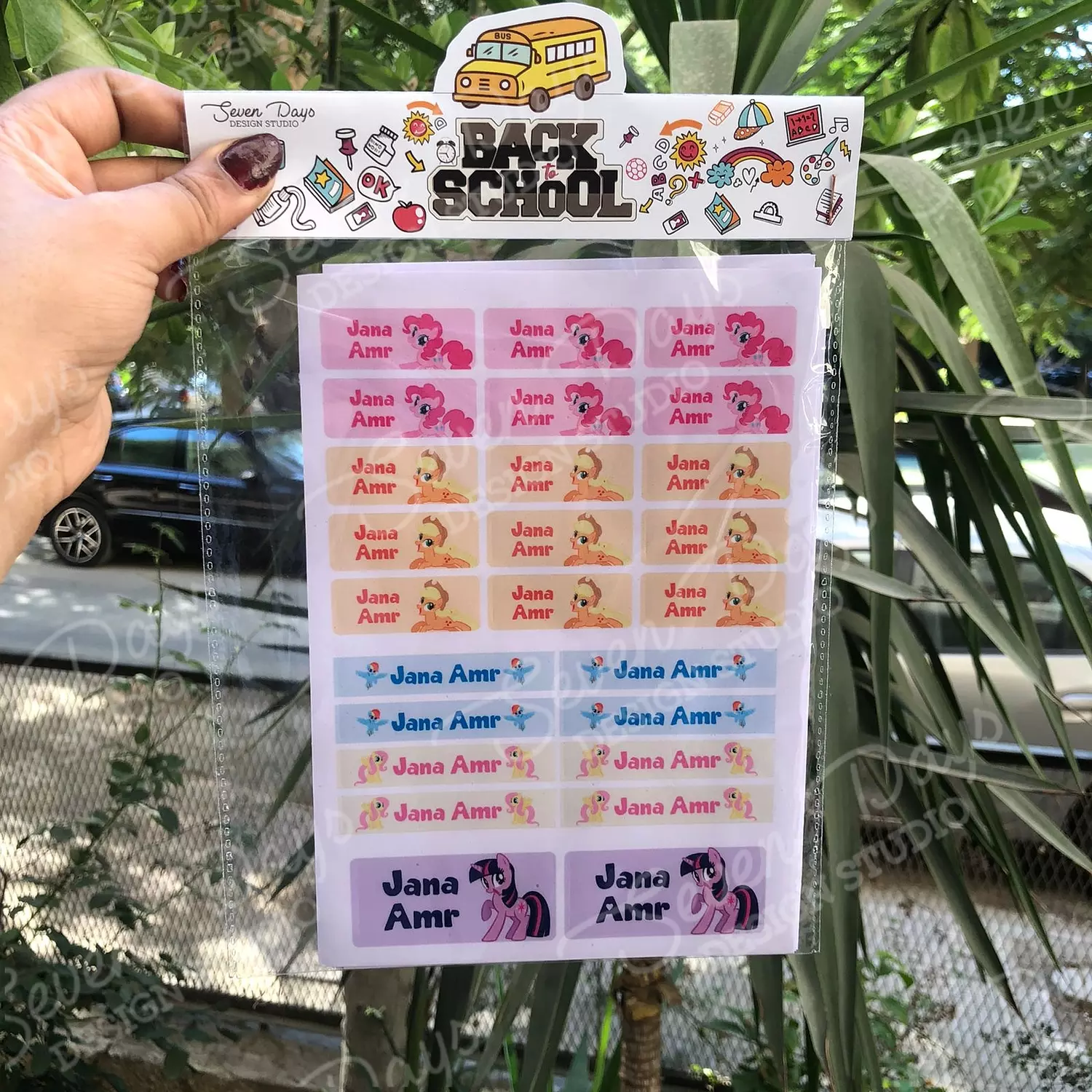 My Little Pony School Labels 5