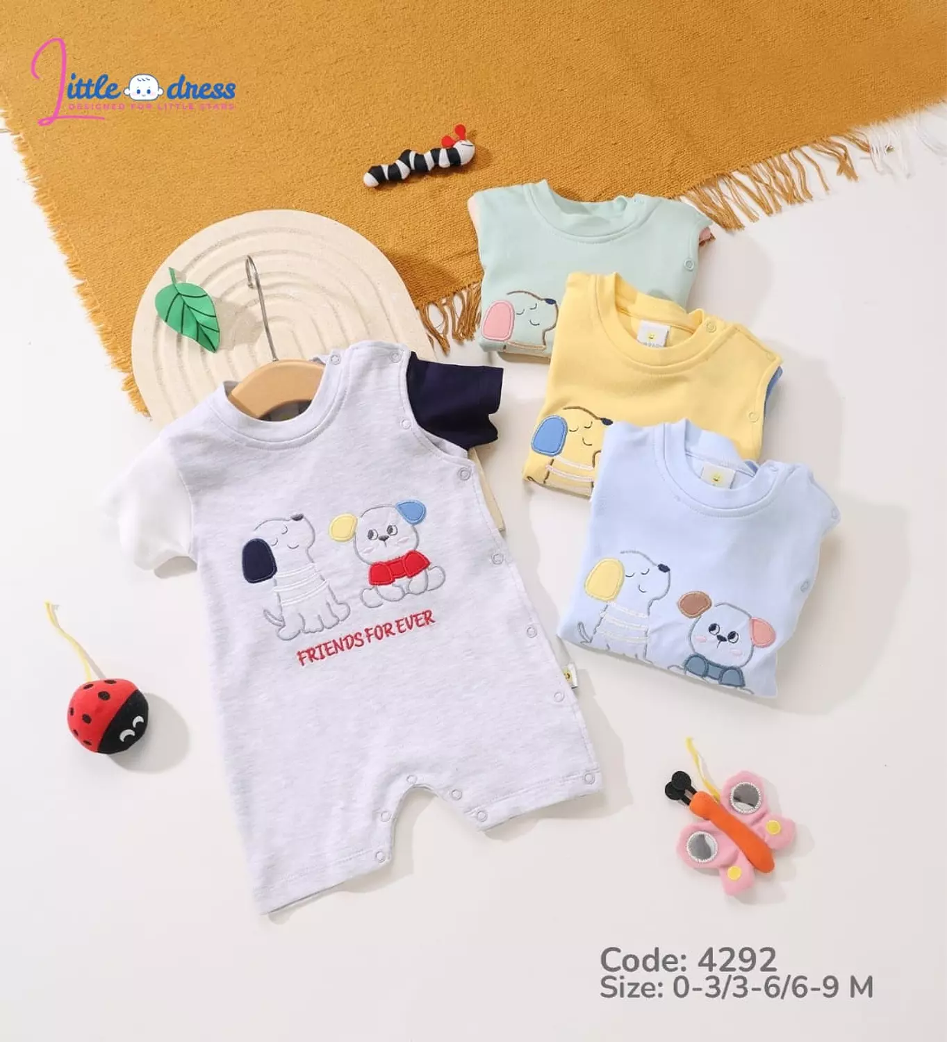 Summer half sleeve jumpsuit for boys image