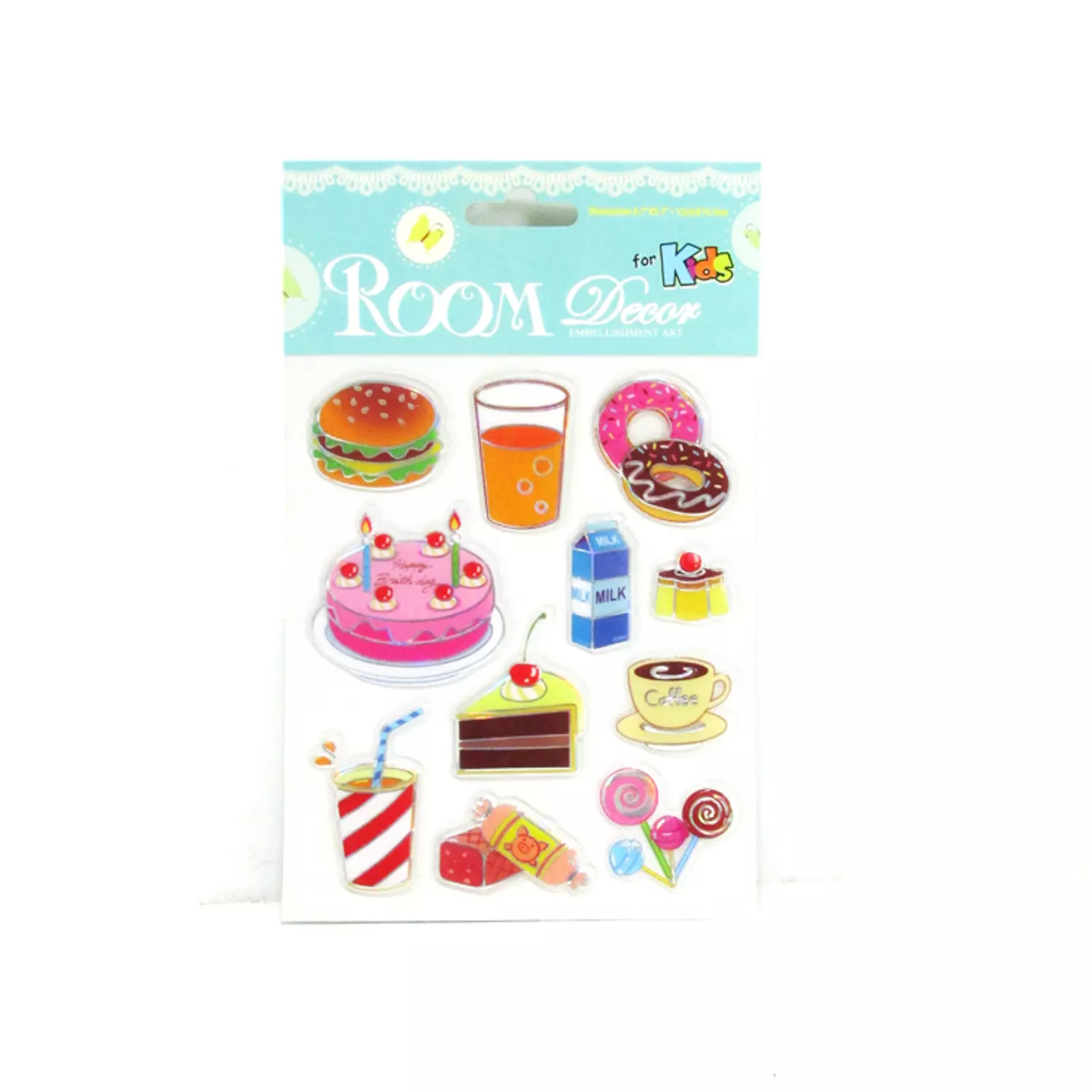 Stickers sheet 14.5*12 cm  2