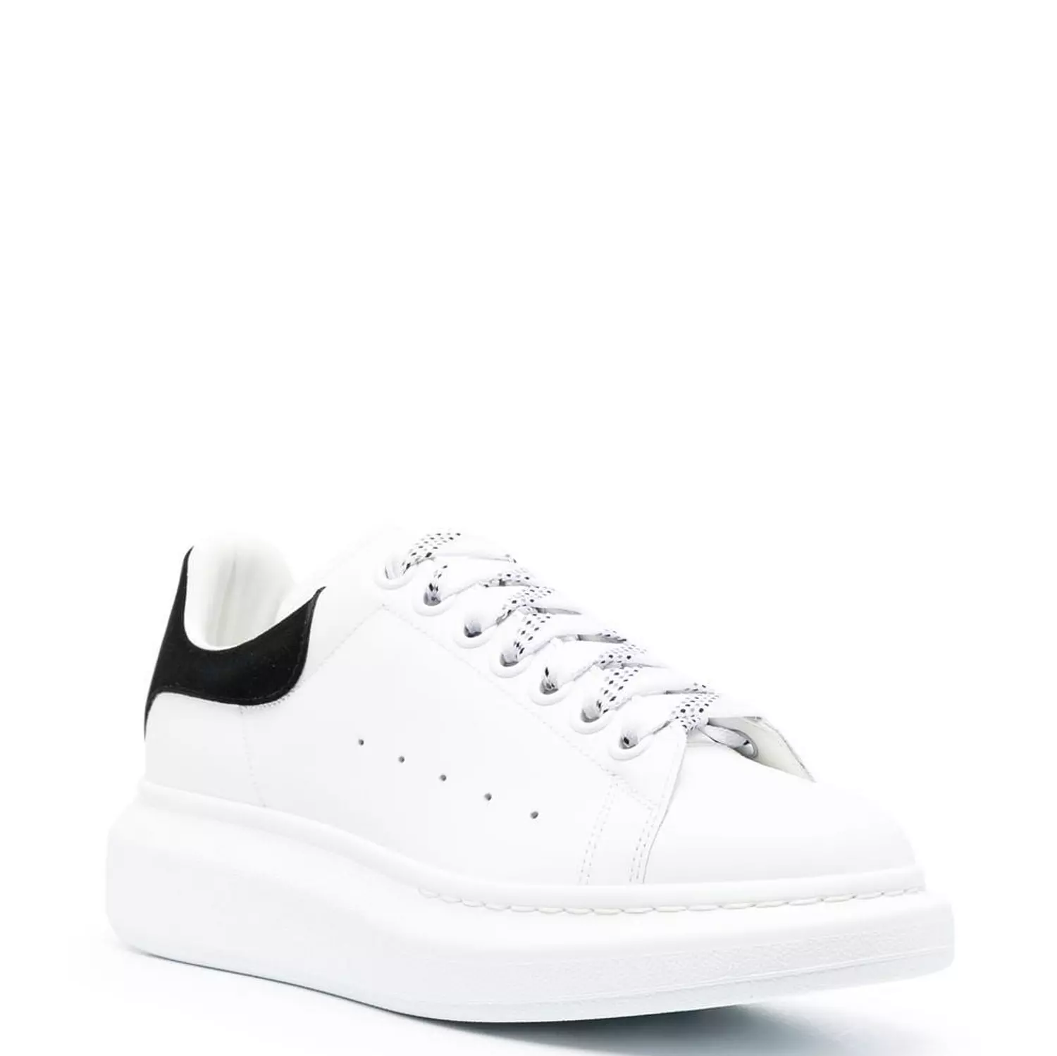 Alexander McQueen Wmns Oversized Sneaker 'White Black' 2019 hover image
