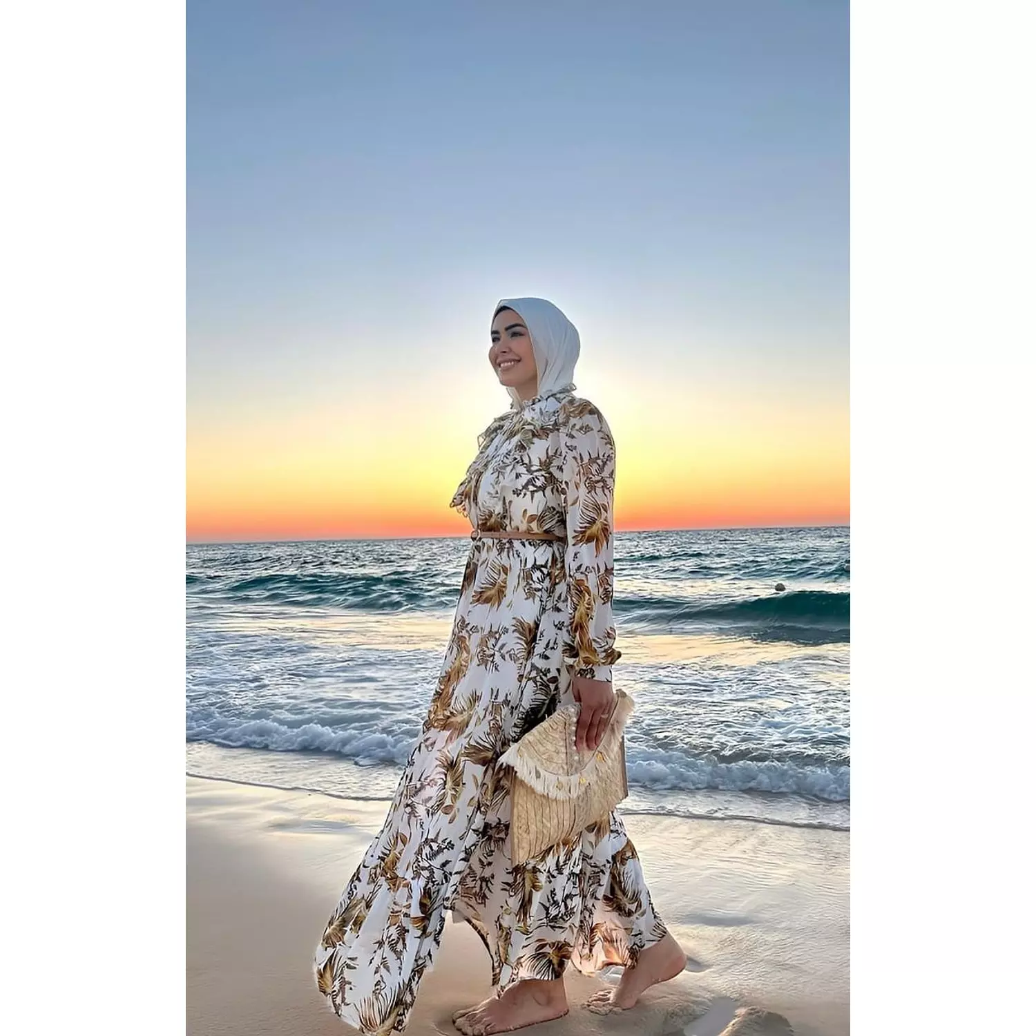 Mustard Flower Dress image