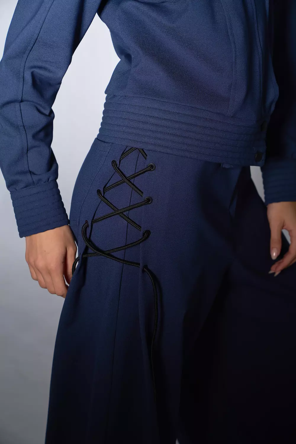 FYH Bordo Statement Set with Ribbon Cross - PANTS 4