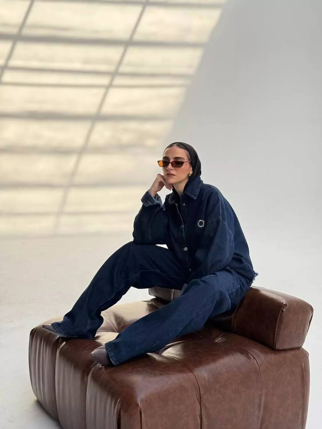 Cropped denim set  8