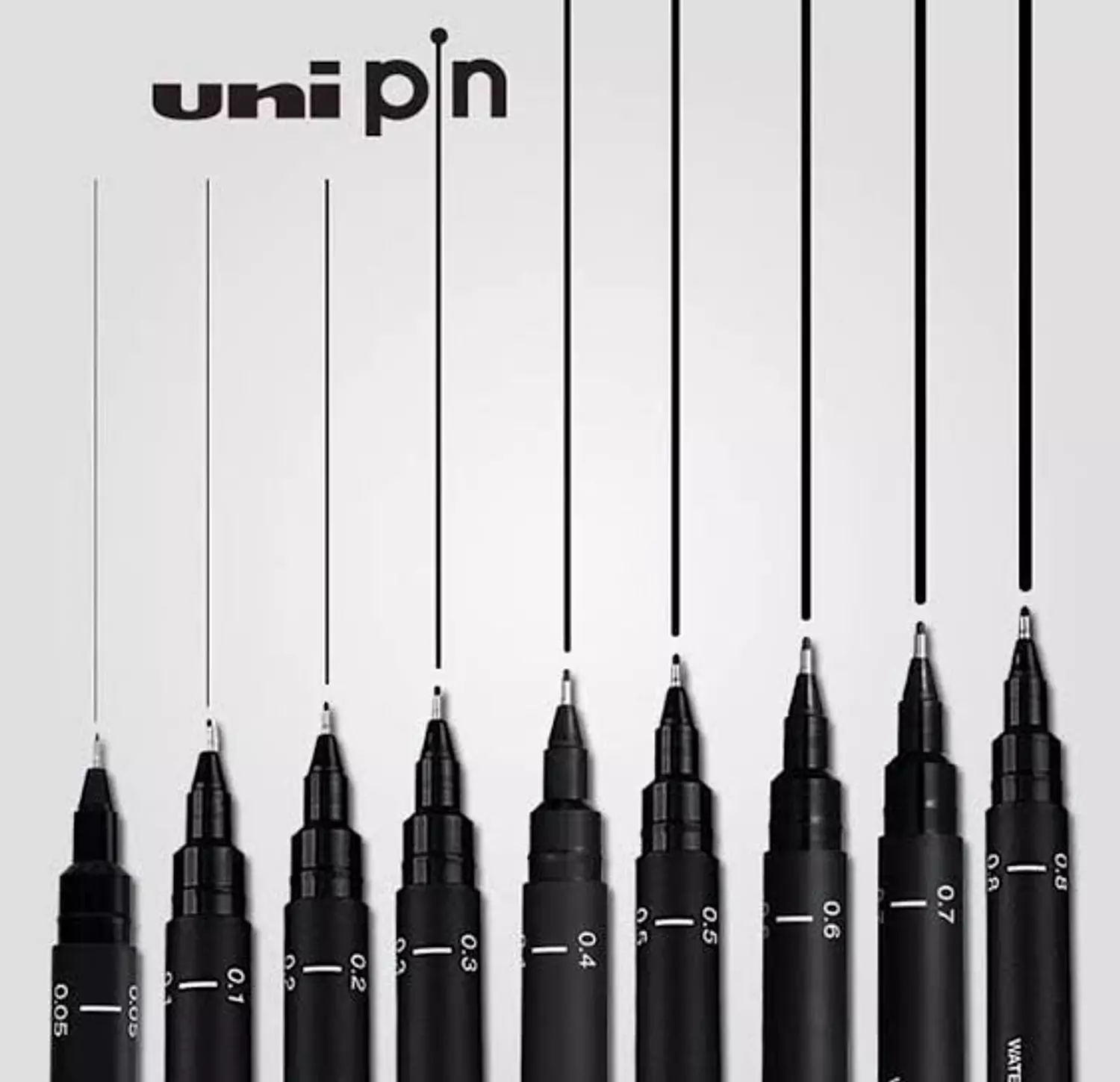 اقلام تحبير Uni Pin Fine Line (different sizes)
