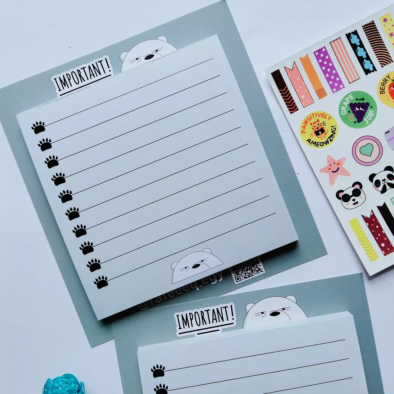 Ice bear sticky note by Rafeeq hover image