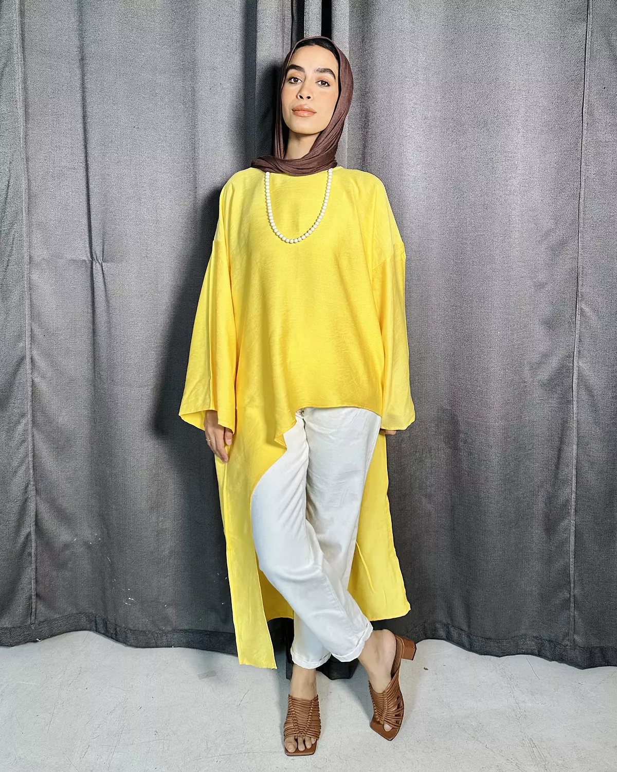 Yellow Side Tunic 1
