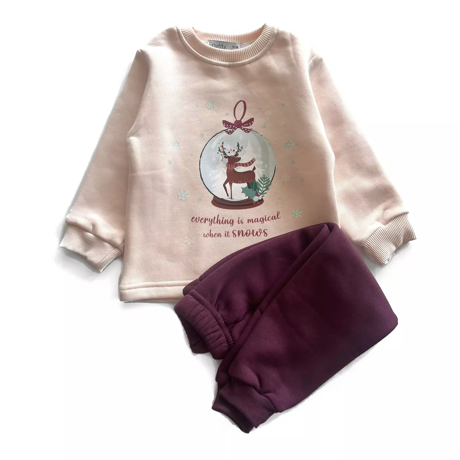 Snow Globe Cotton Fleece PJs  image