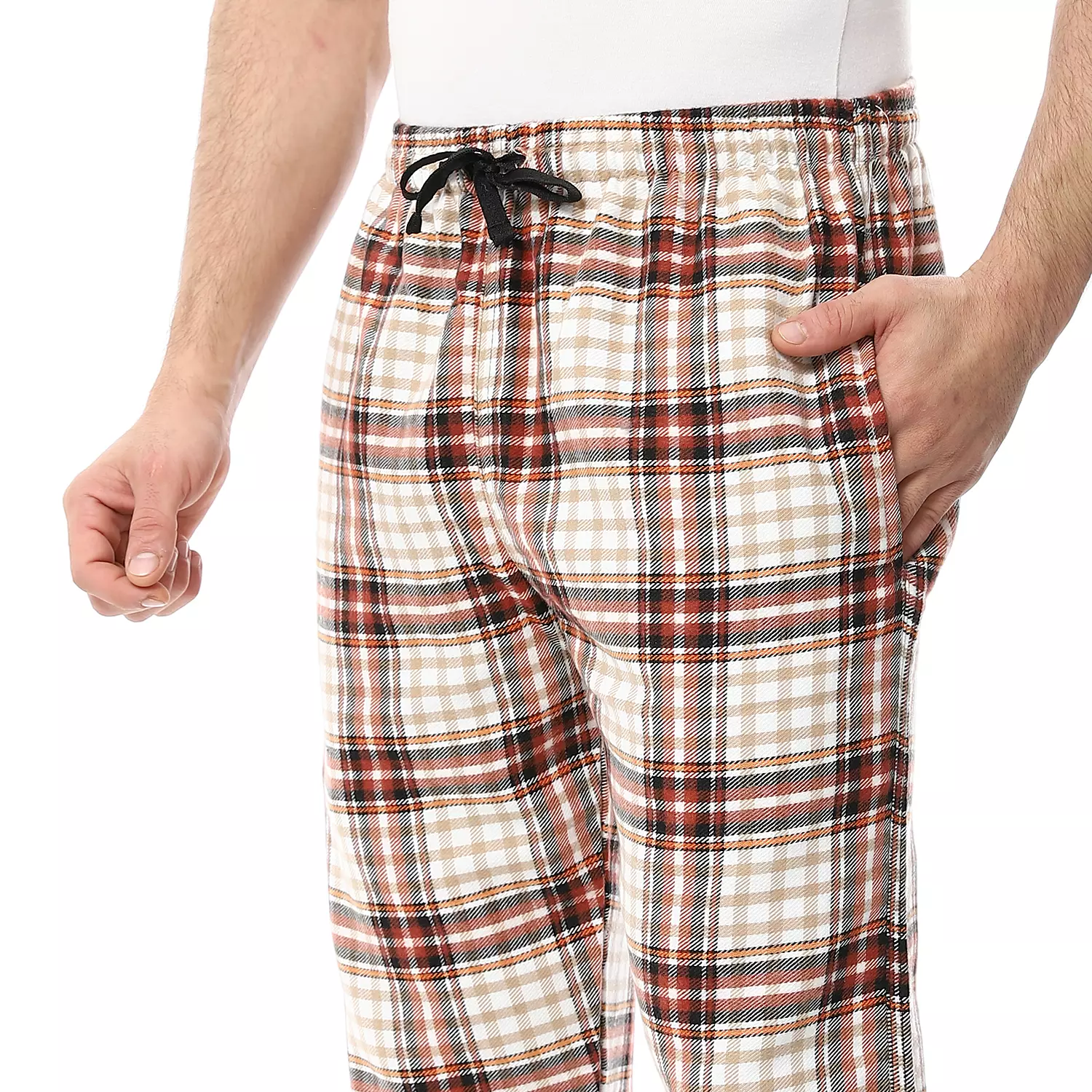 Shorto Winter Check Pants -  Black * Red * Beige - 4045 - 7 2