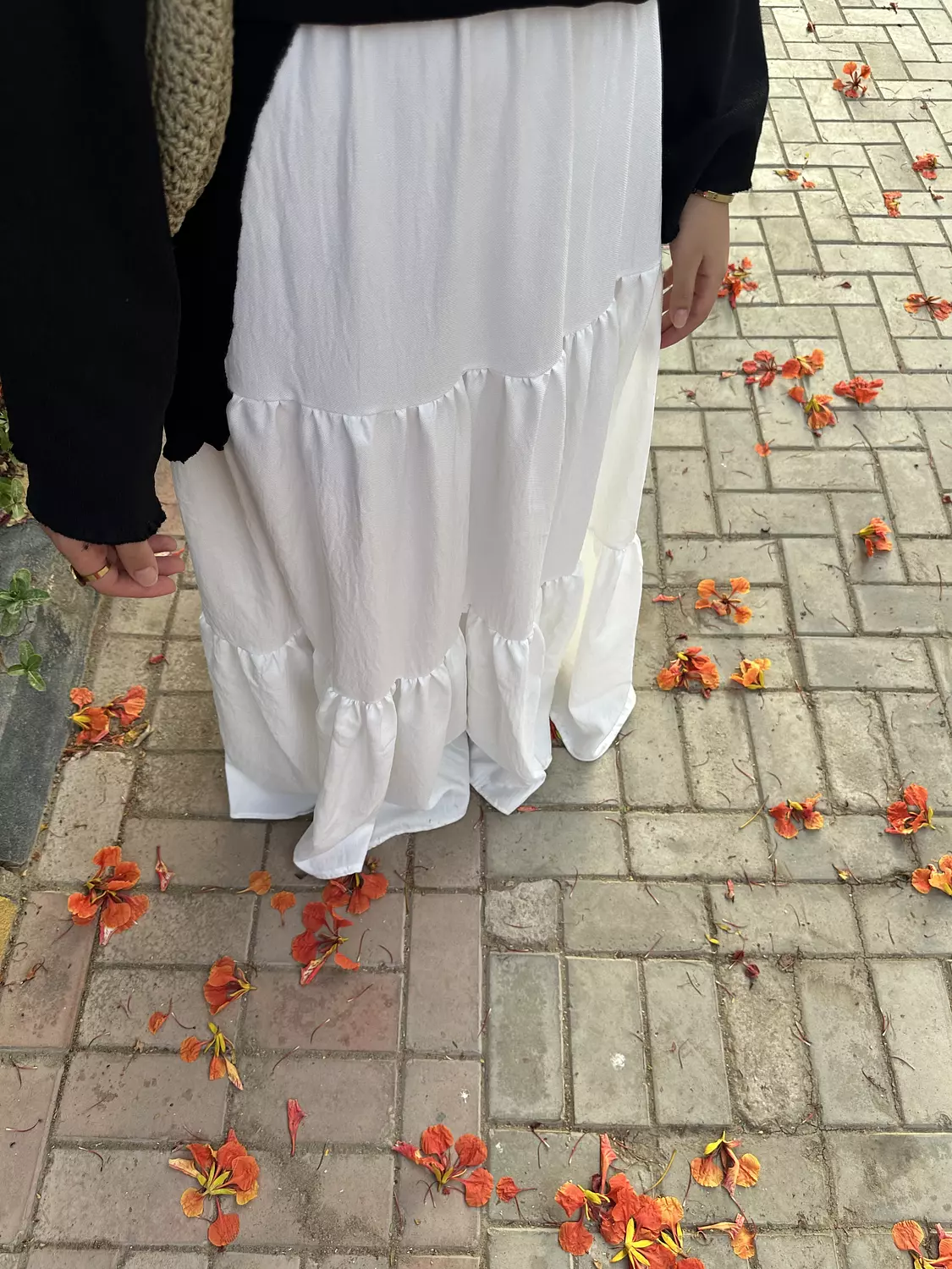 Nabeela Skirt - White image