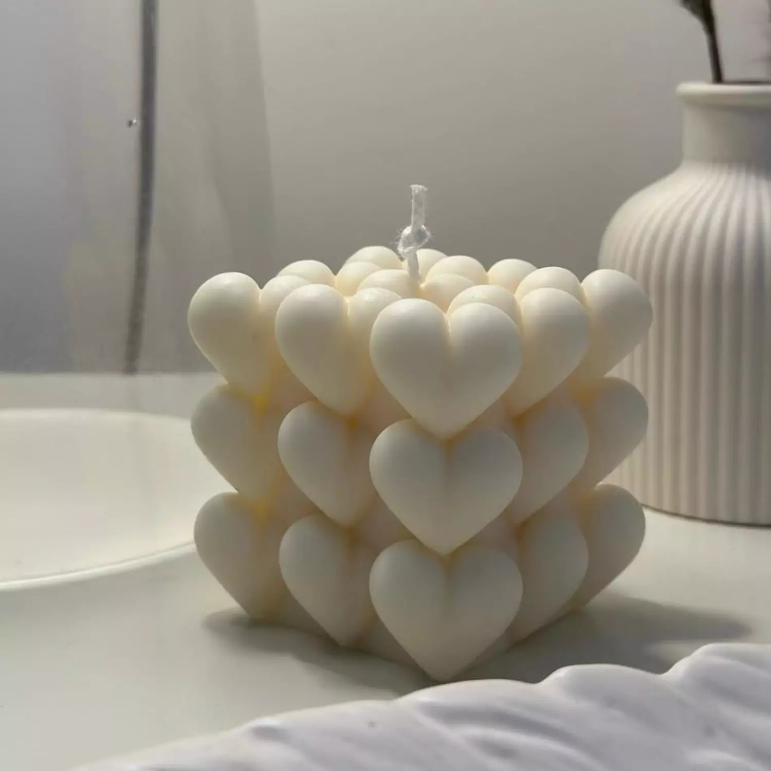 Heart Bubbles Scented Candle image