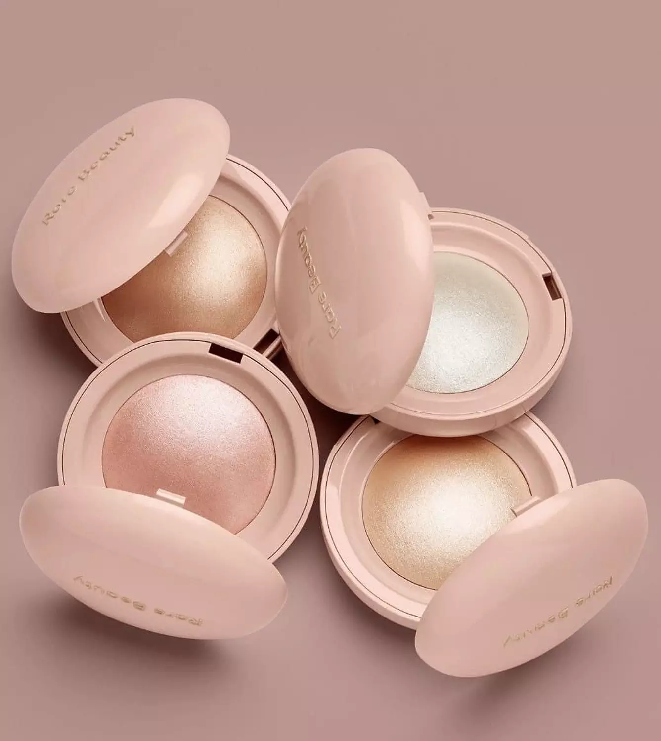 Rare Beauty by Selena Gomez Positive Light Silky  Touch Highlighter shade : Exhilarate - champagne gold 9