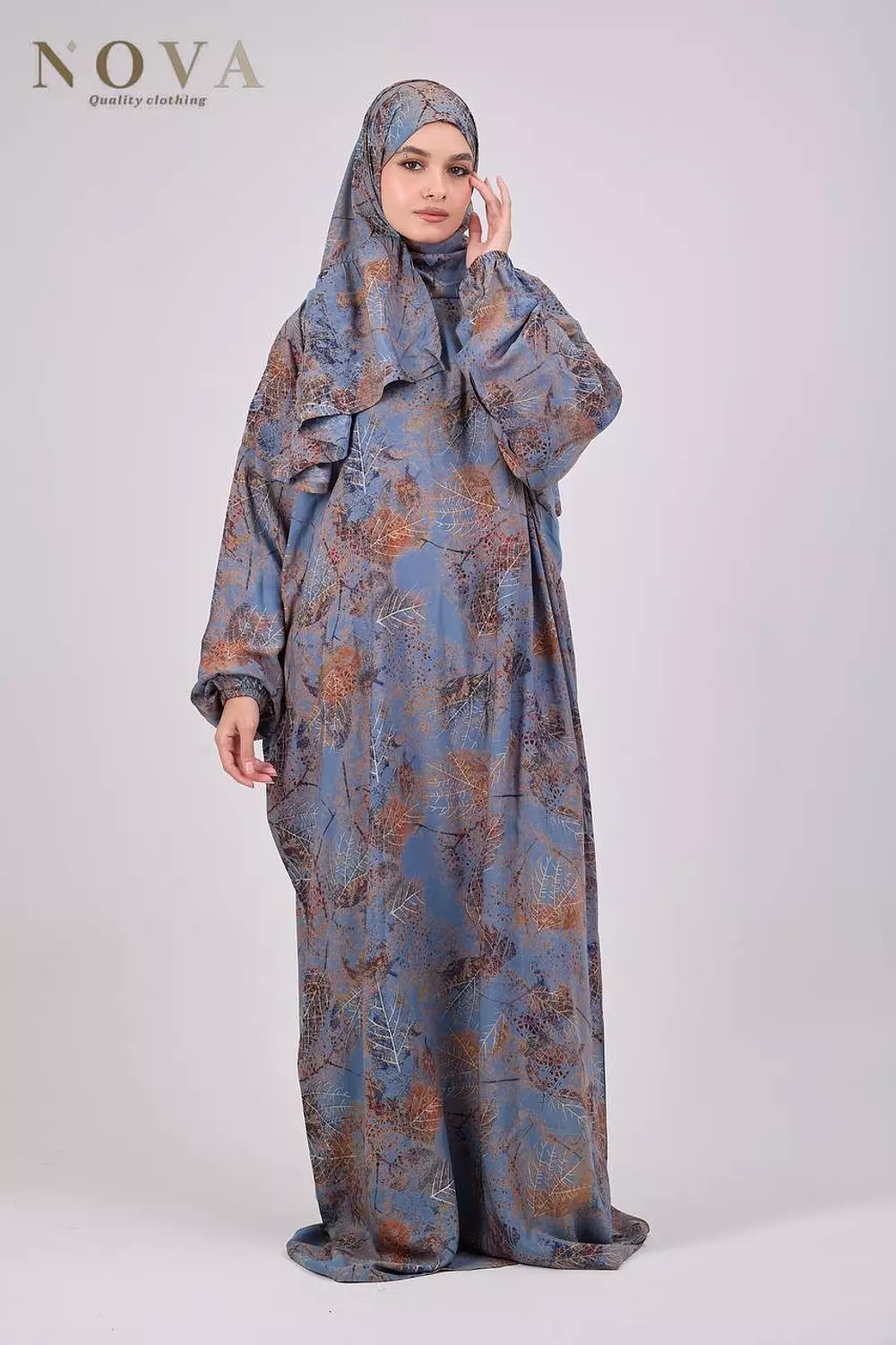 Autumn leaf Viscous image