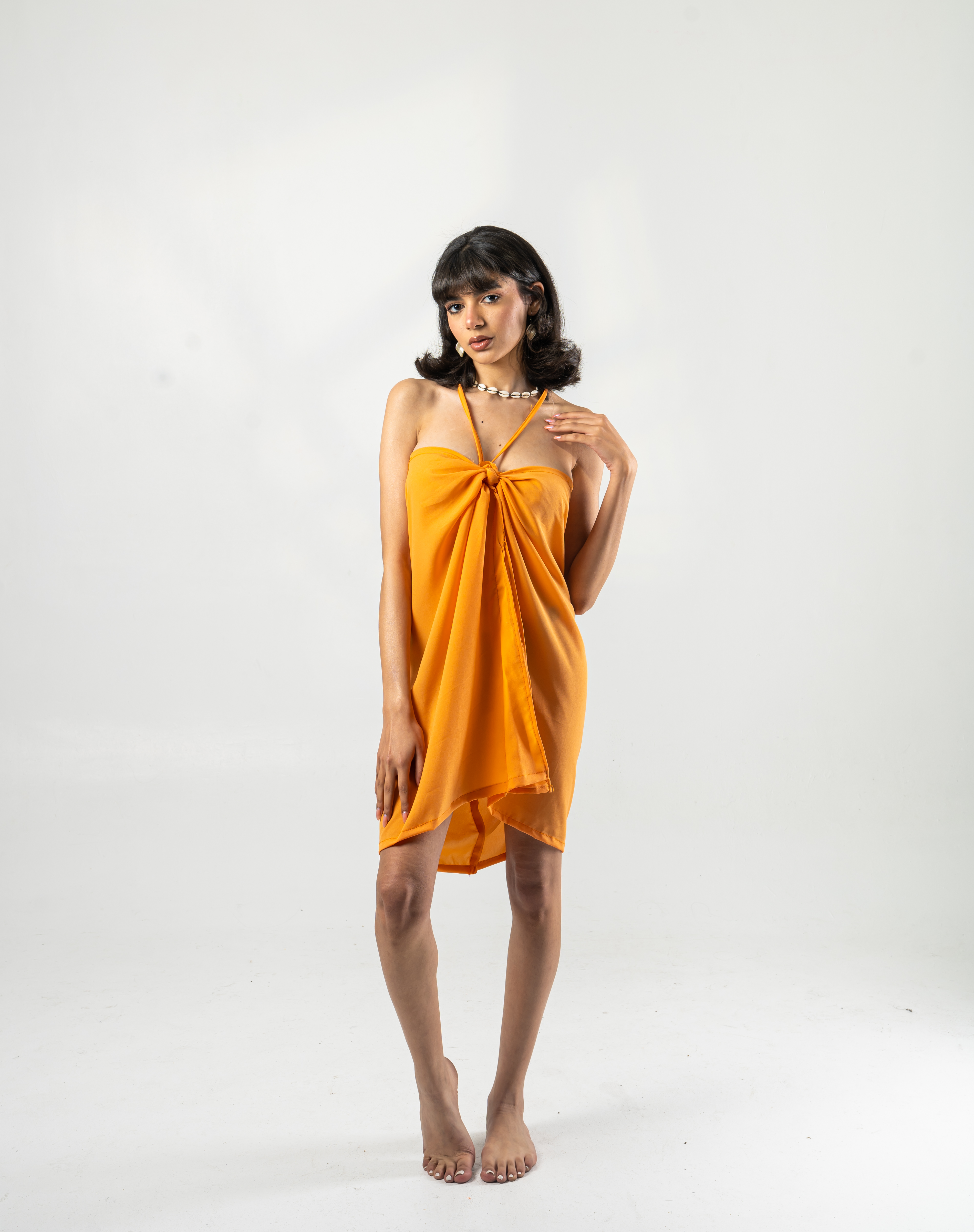 The Orange Bloom Dress  image