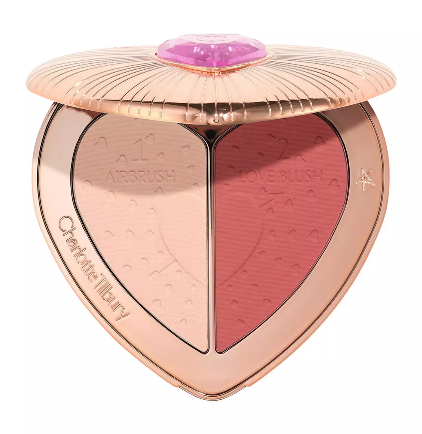 Pillow Talk Beauty Soulmates Airbrush Flawless Finish Brightening and Blush Powder Palette hover image