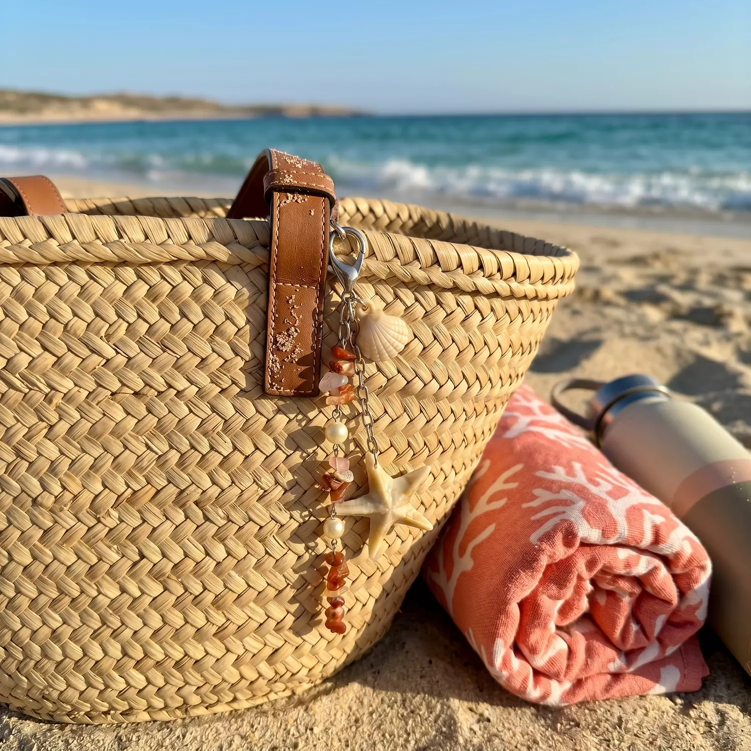 Sandy kiss Bag Charm 1
