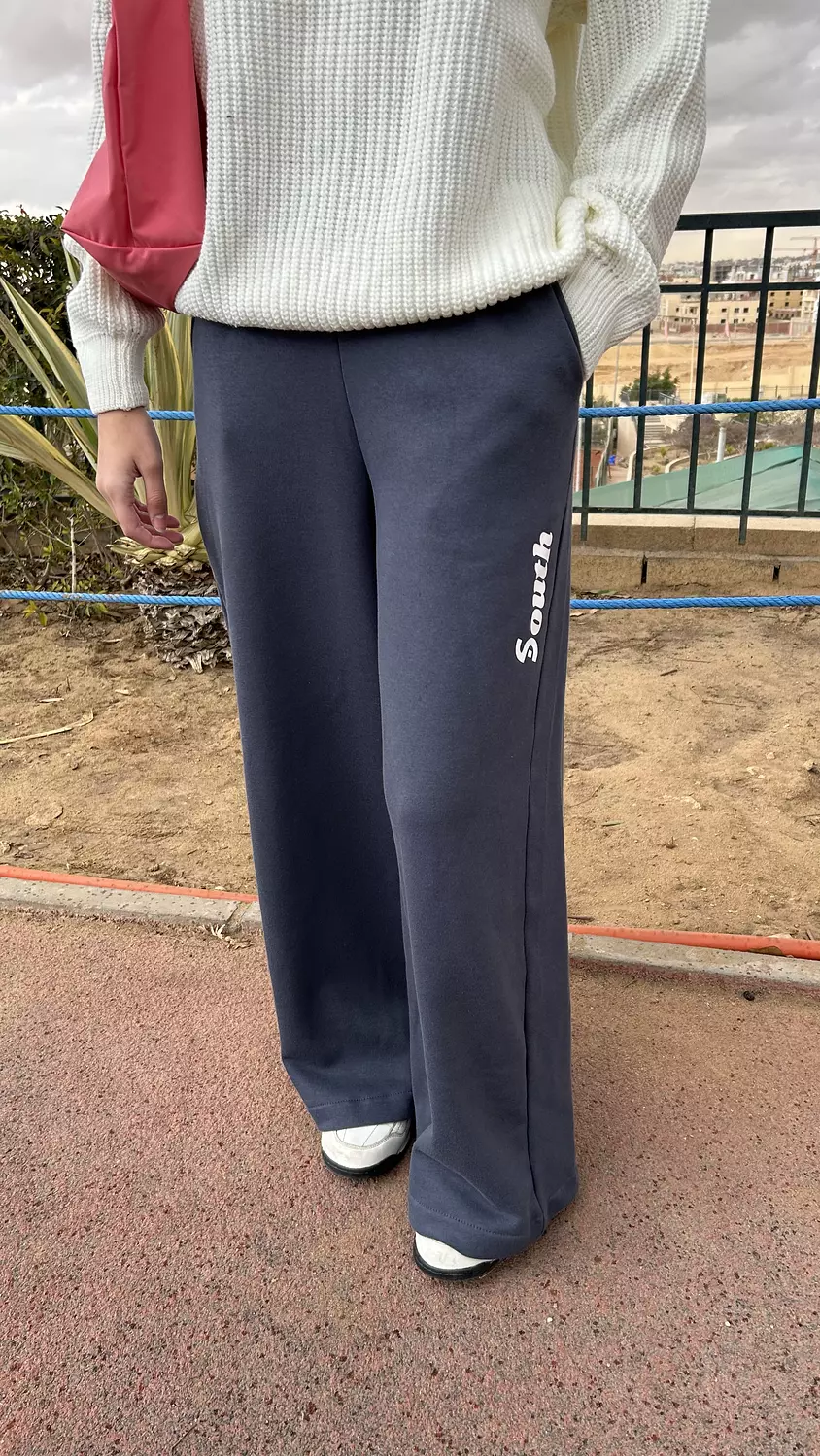SOUTH DIG COTTON Grey SWEAT-PANT for girls  image