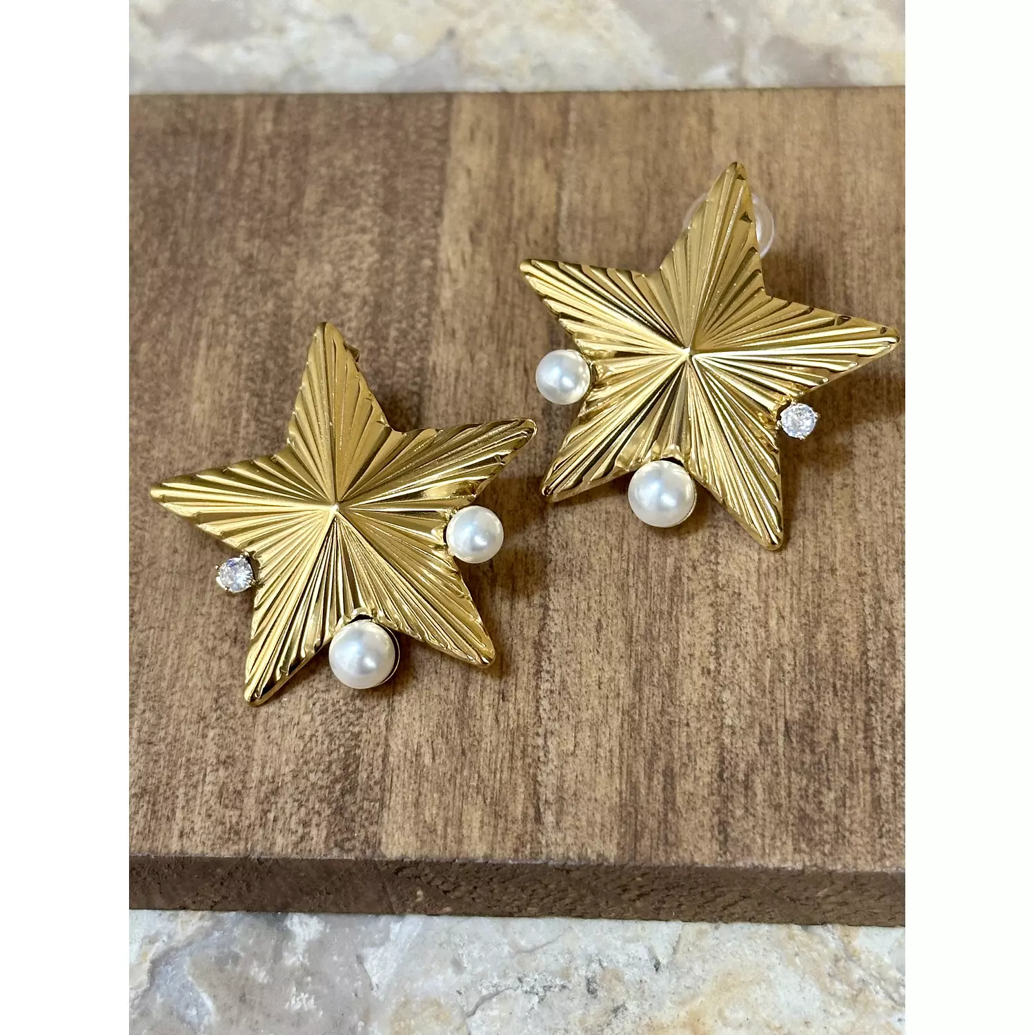 Statement Star Earrings  0
