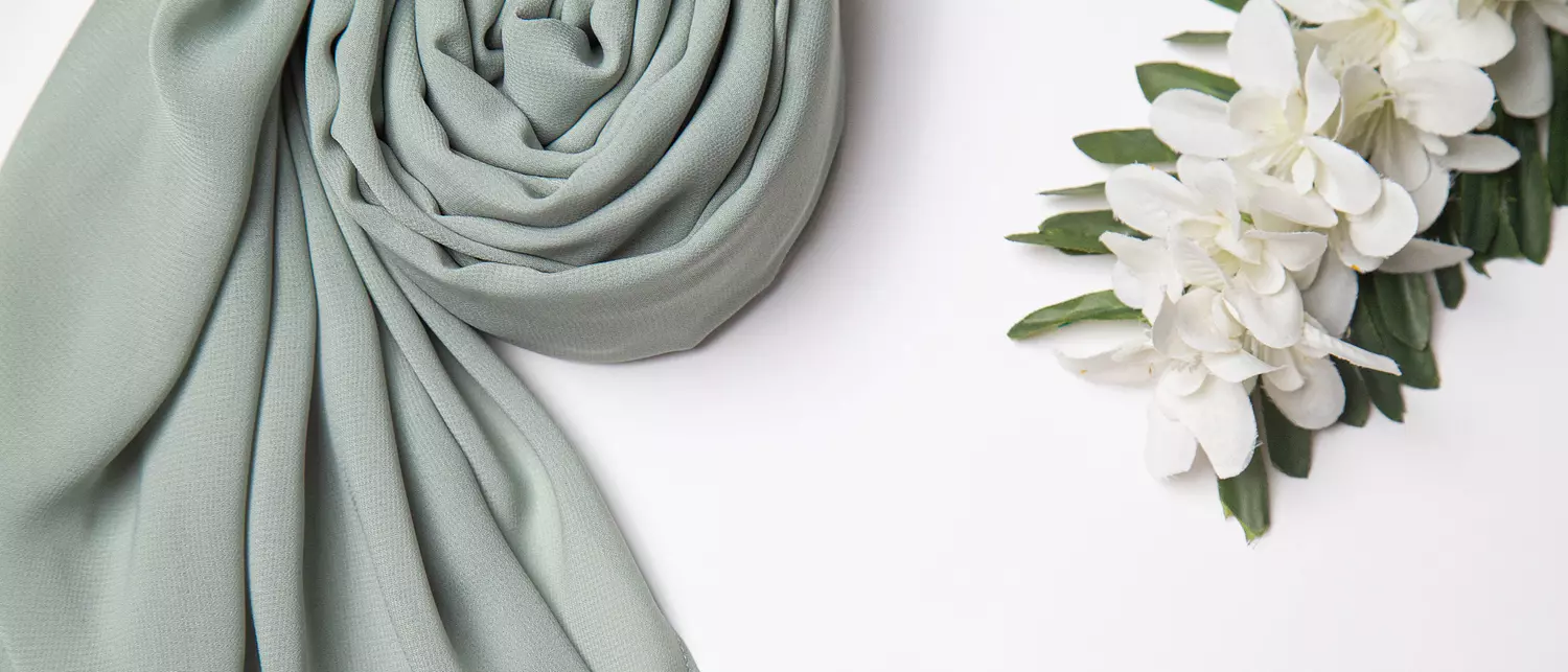 084 Hijab- Mint Green  1