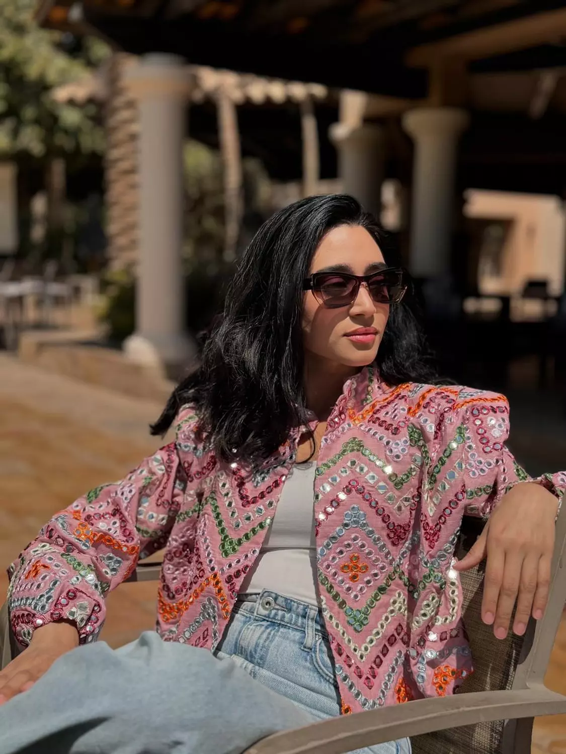 Pink Statement jacket  2