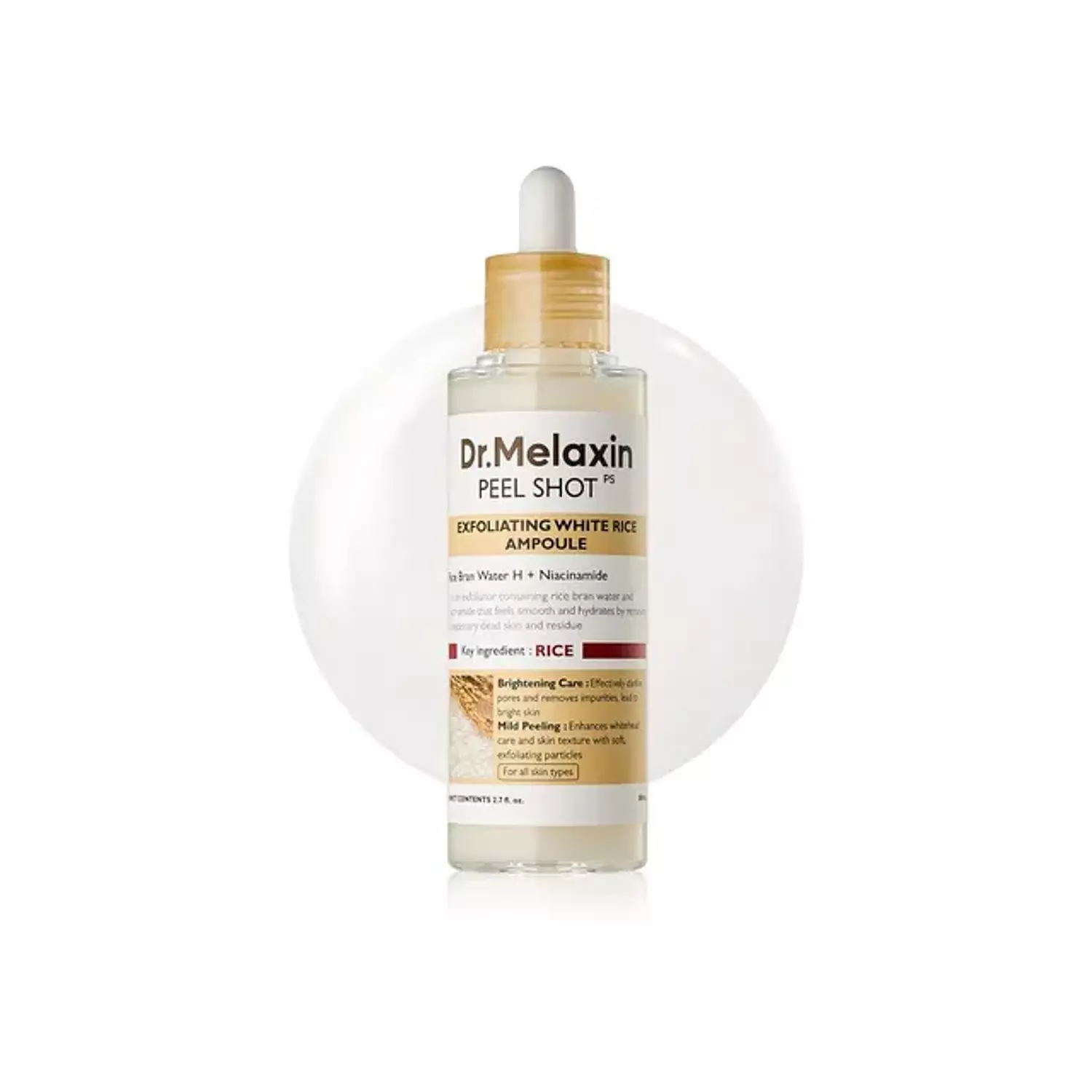 Dr.Melaxin - Peel Shot Exfoliating White Rice Ampoule image