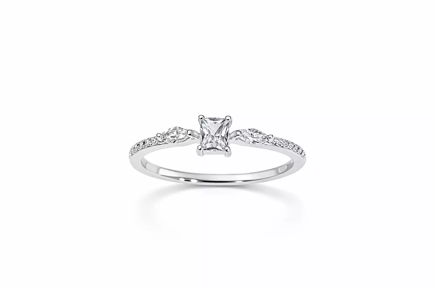 Silver Ring Daimond 1