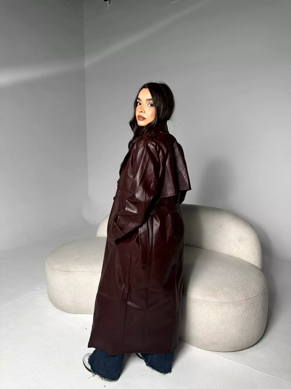 Leather Trench Coat 6