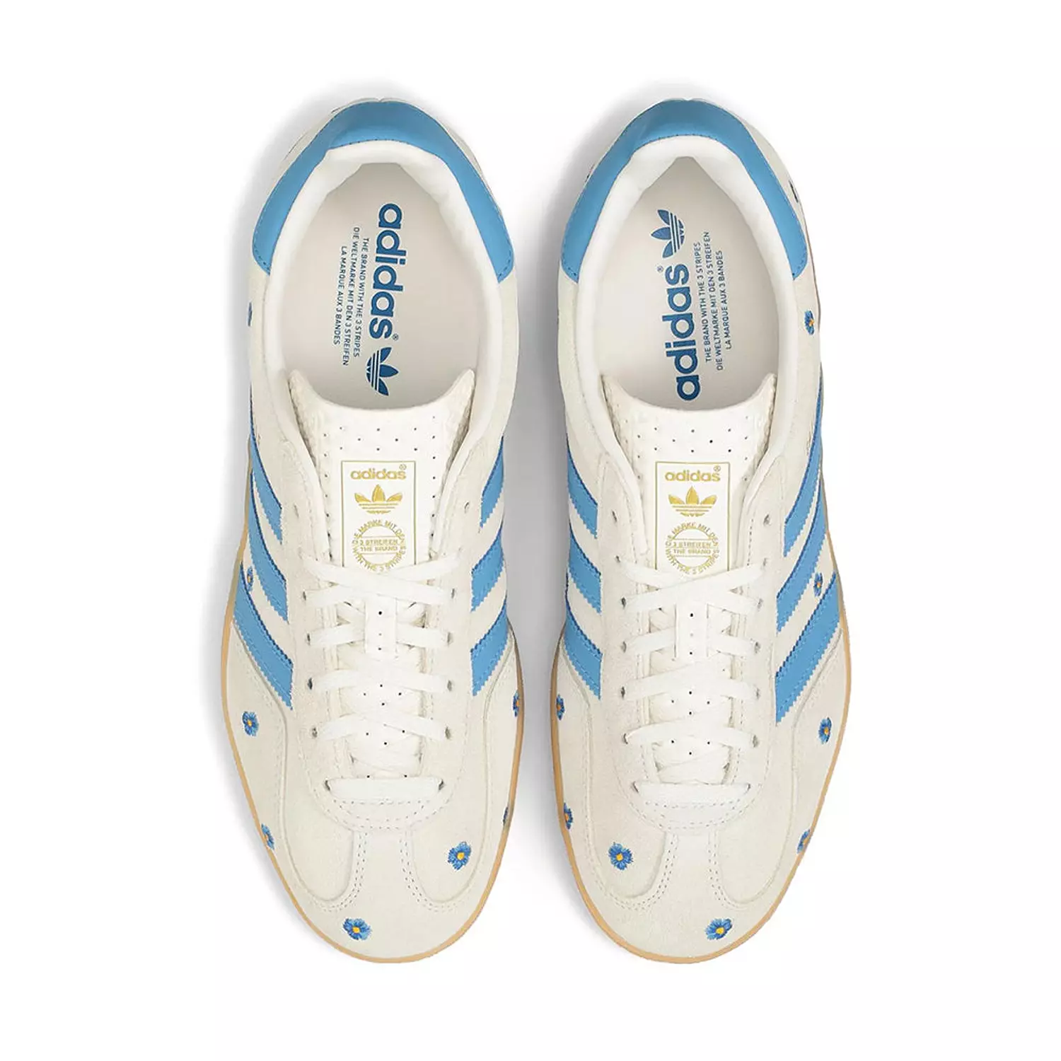 adidas Gazelle Indoor Light Blue Floral  1