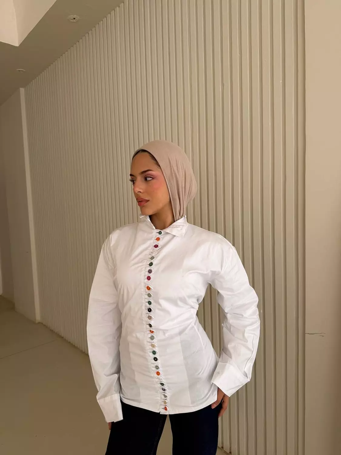 Coloured Buttons Shirt 2