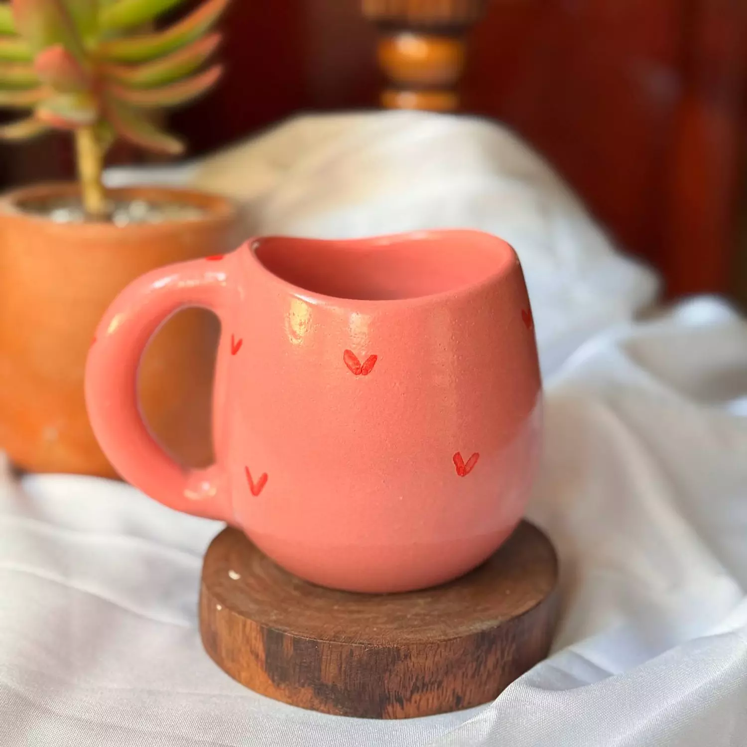 Pink Hearts mug 2