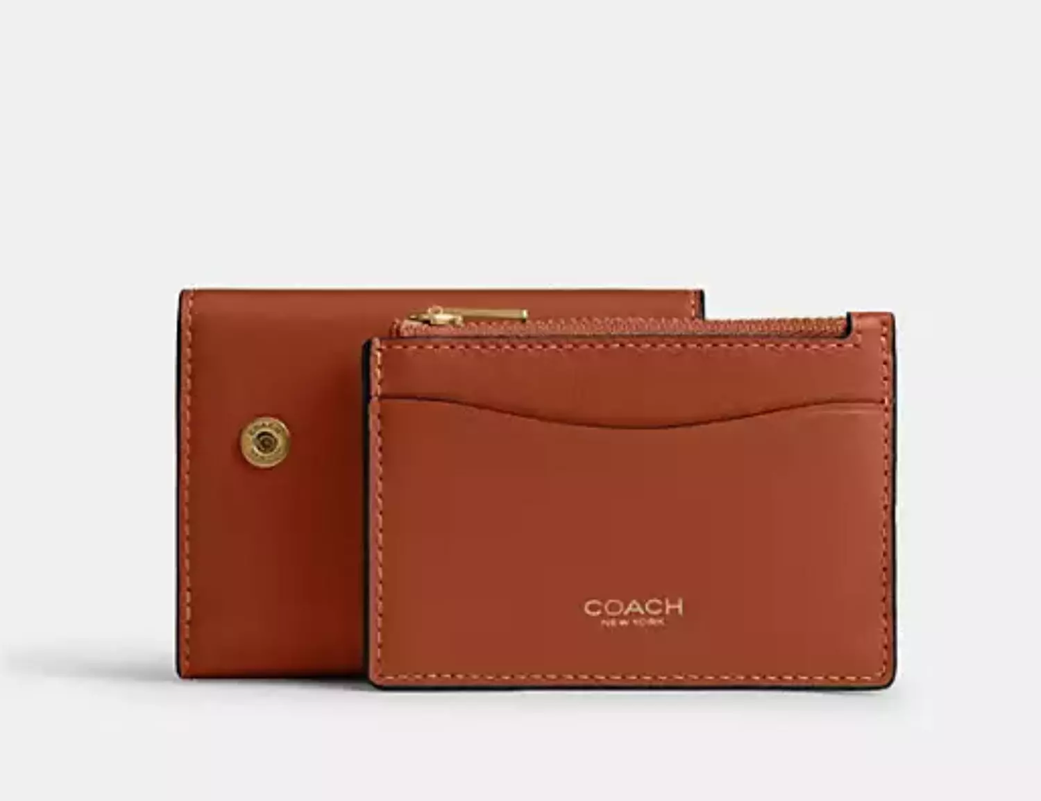 Essential Card Holder Wallet Amber Brown hover image
