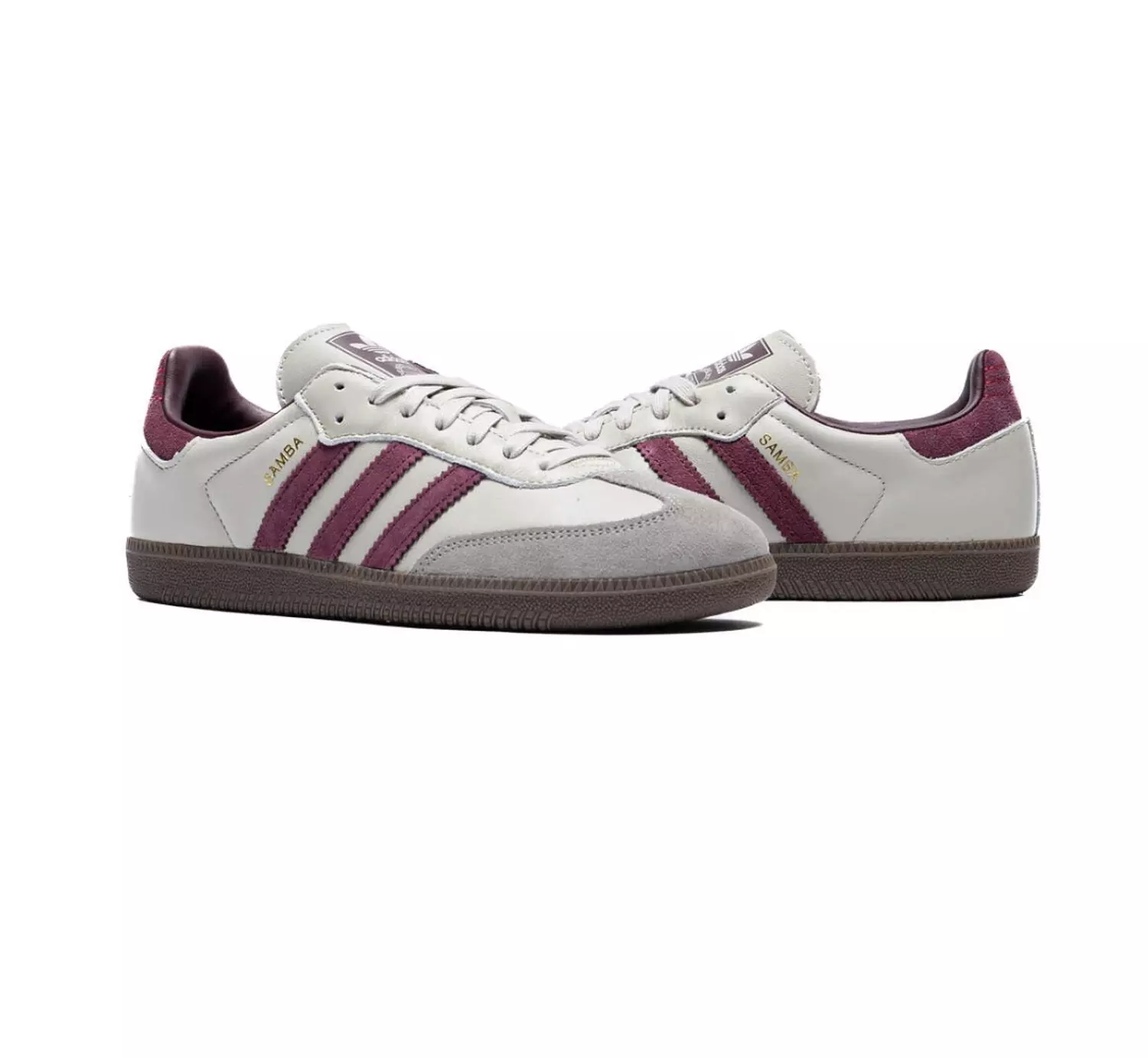 Samba OG 'Putty Grey Maroon' 4