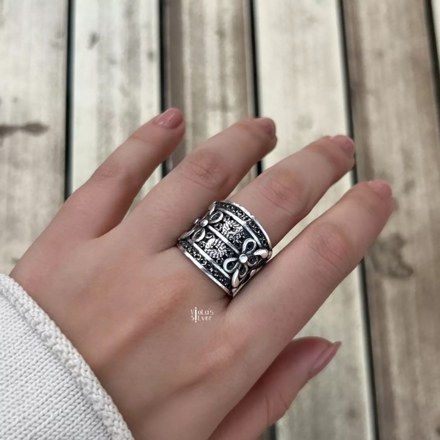 Flori boho ring image