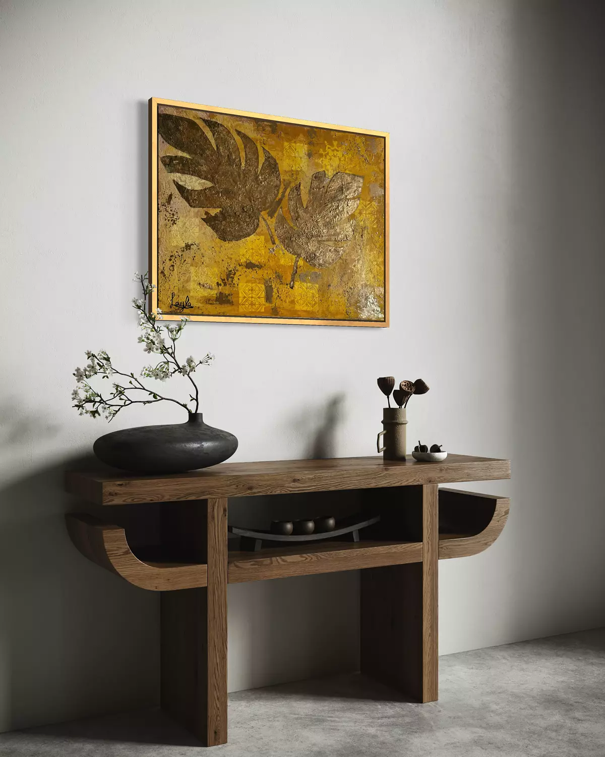 The golden leaves  hover image