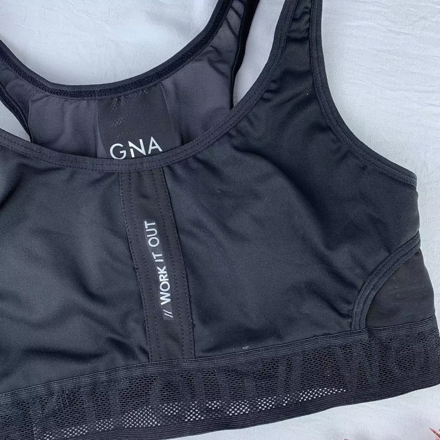 Unwired Unpadded sport bra from GNA hover image