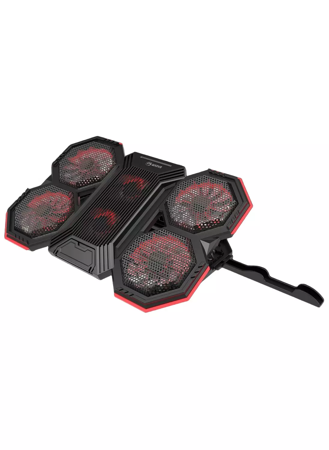 FN-41 Laptop Cooling Stand with 6 Fans, Red Backlight & Dual USB Ports hover image