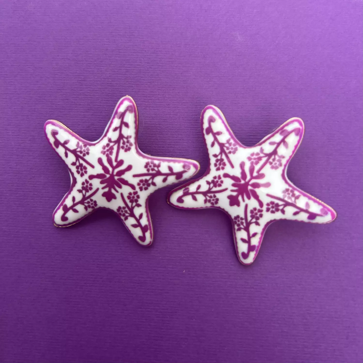 Pink Starfish Earrings  hover image