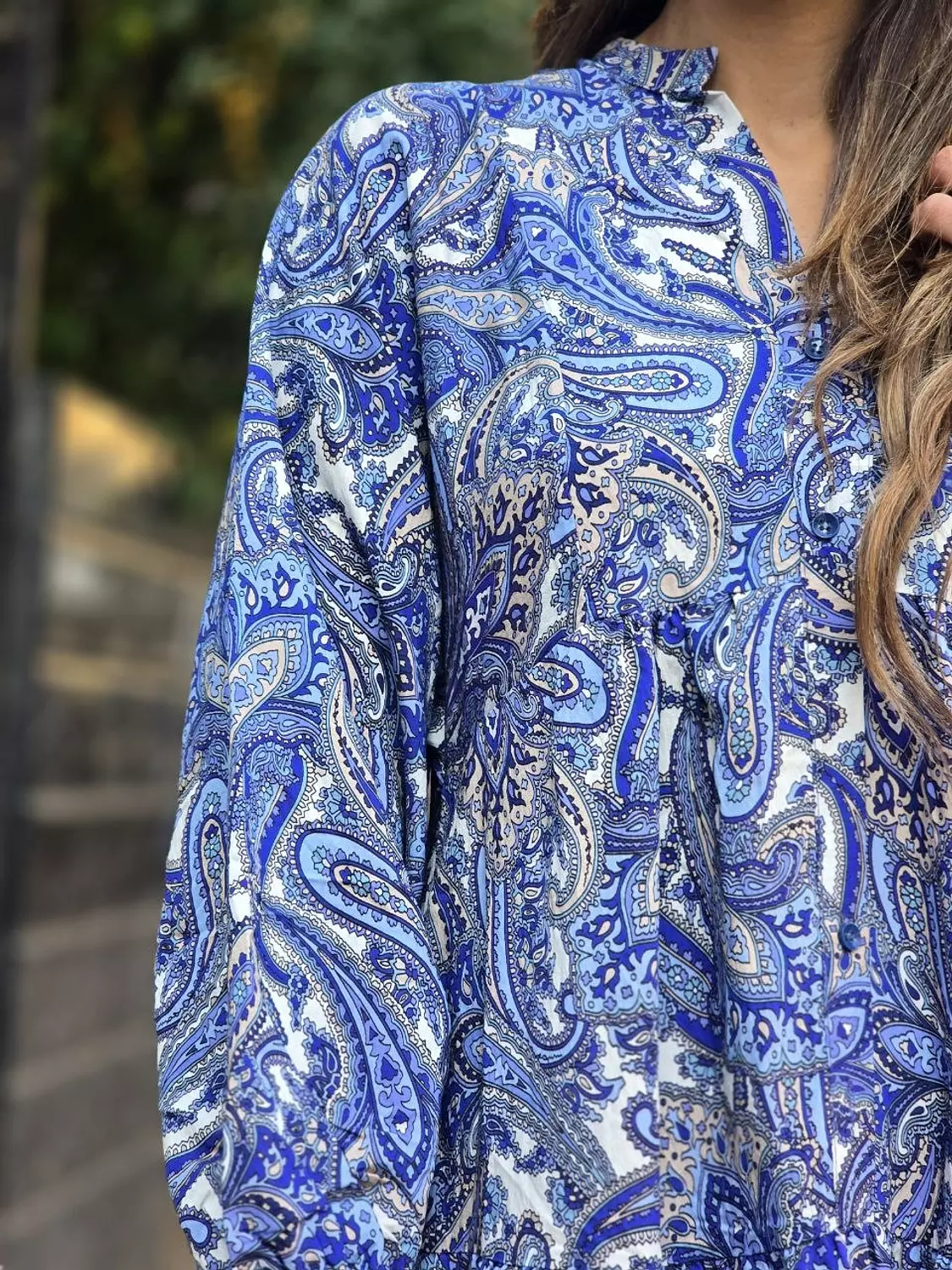 Blue Boho dress 3