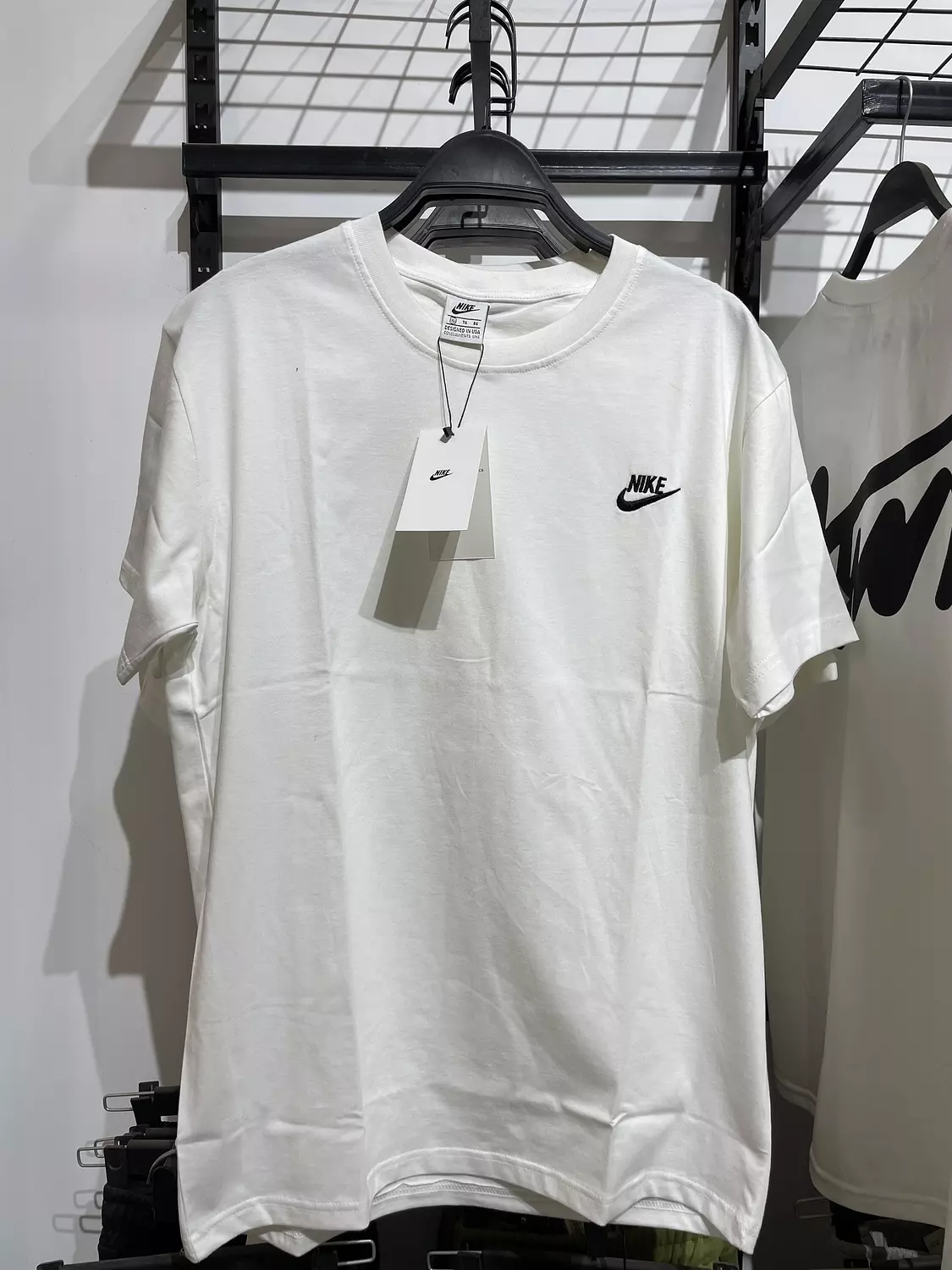 T-shirt nike slim fit white 4