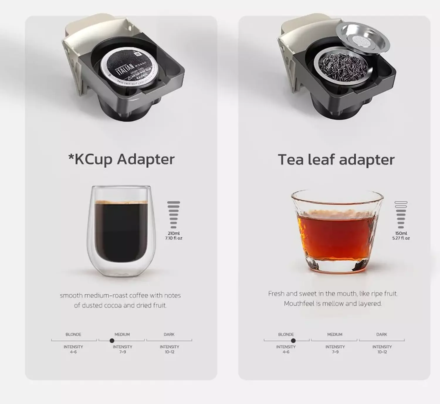 H1B 6 IN 1 Beige  Hot/Cold Brew 20 Bar 0.6 liter tank  hover image