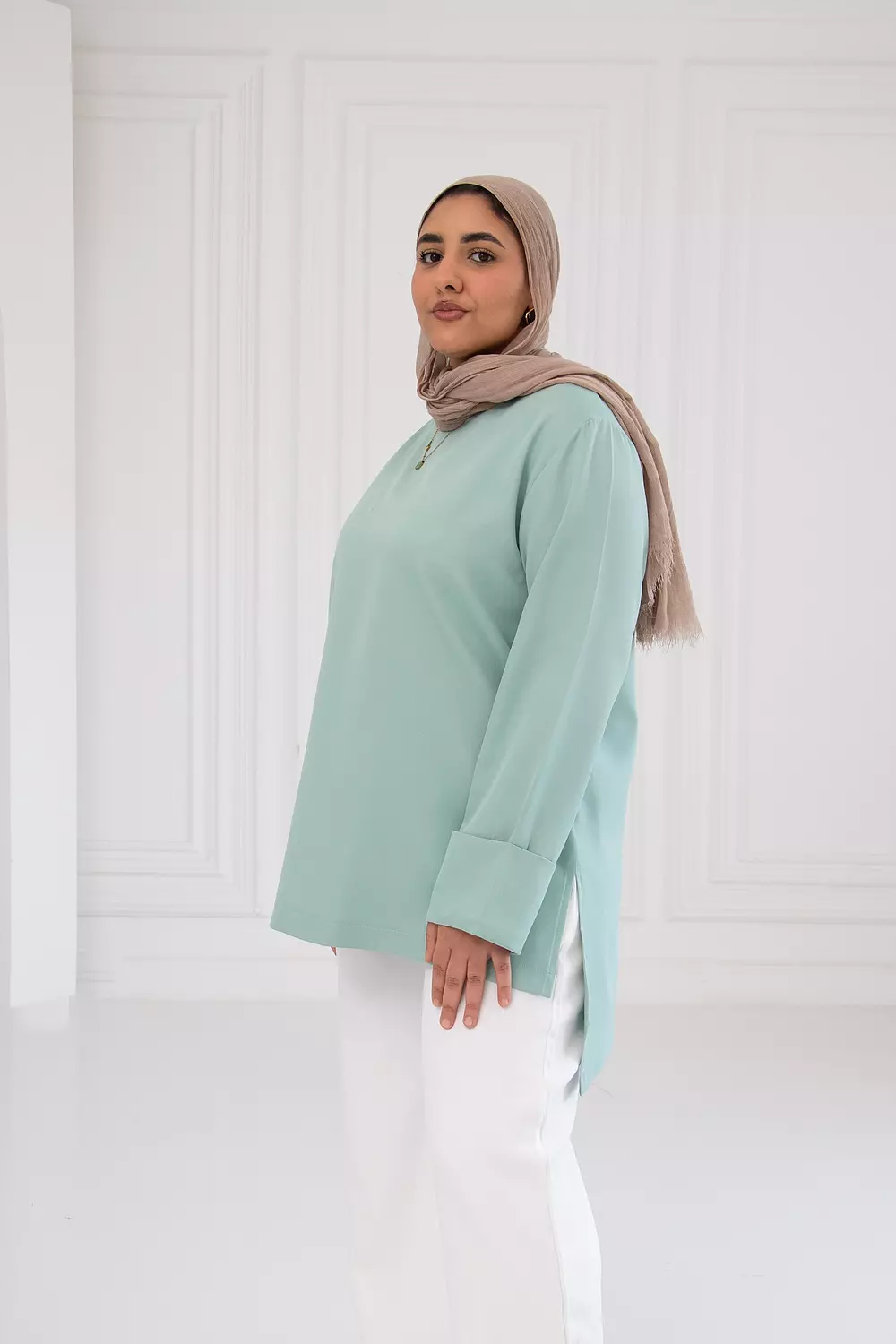 Rosa high and low blouse 6