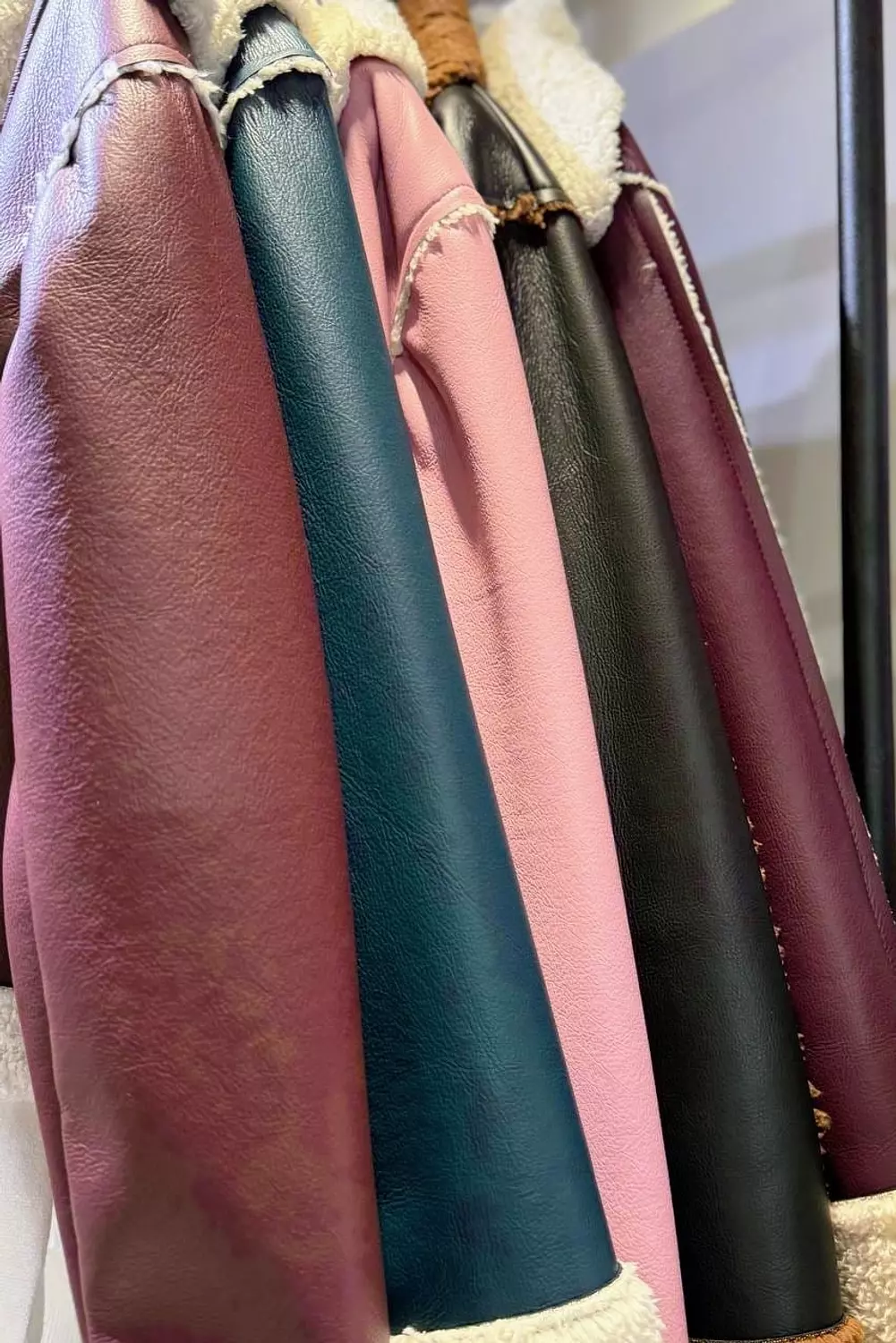 Wide Collar Faux Fur Jacket 4