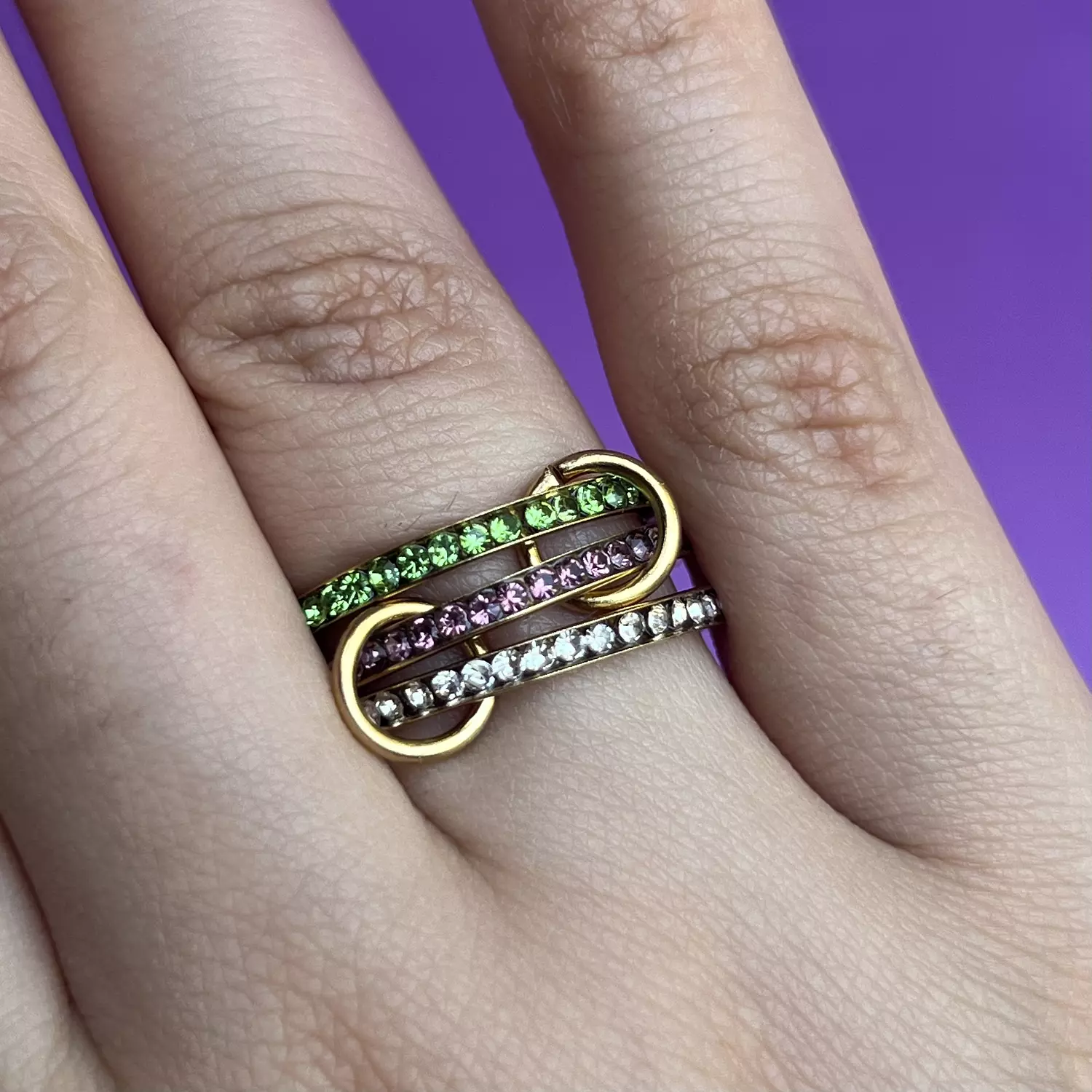 Strawberry Matcha Latté Orbita ring  image