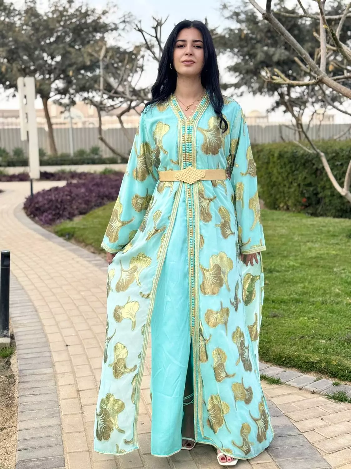 Pistachio kaftan Morocco  1