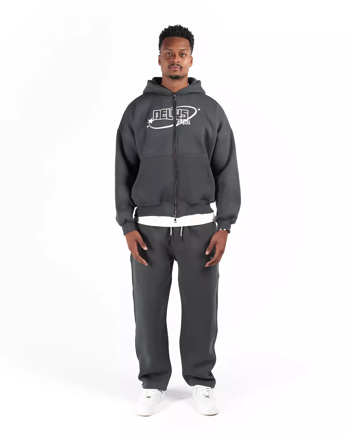 W4 2zippers Y2K hoodie LAST L hover image