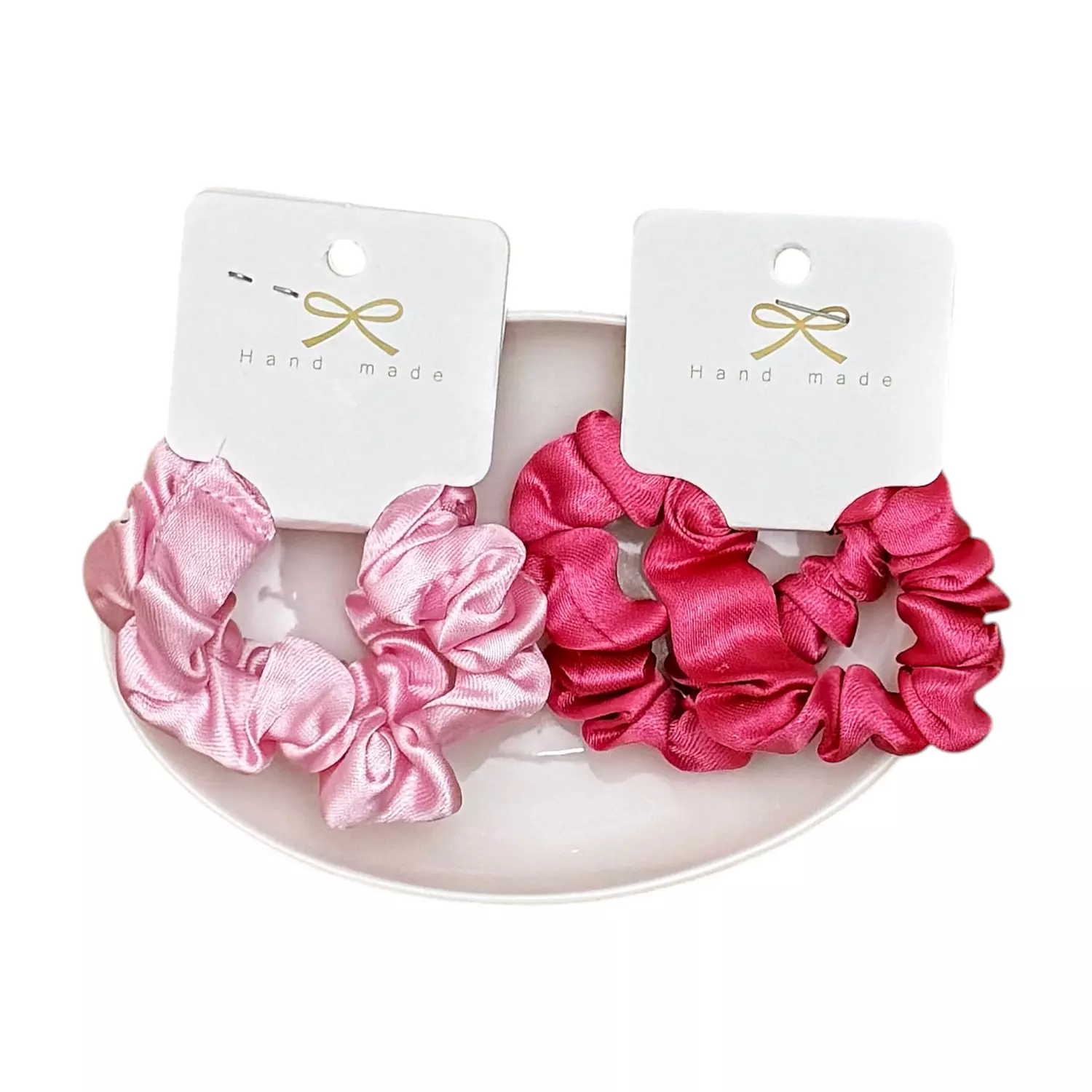 Royalty Satin Scrunchies 2 Pc Set B 1